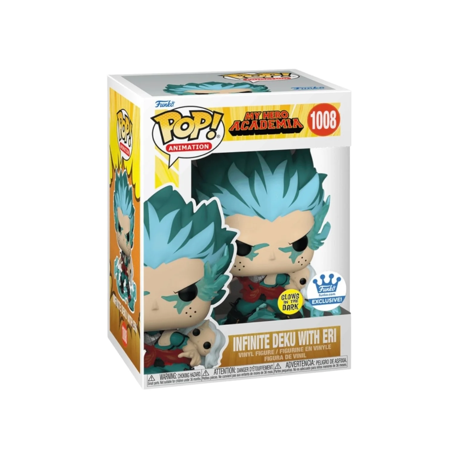 Infinite Deku with Eri #1008 (Glows in the Dark) Funko Pop! - My Hero Academia - Funko Shop Exclusive