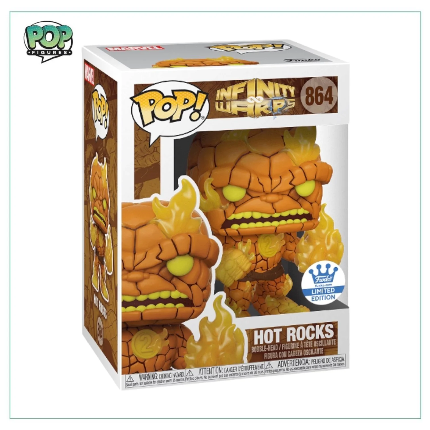 Hot Rocks #864 Funko Pop! Infinity Warps, Funko Exclusive