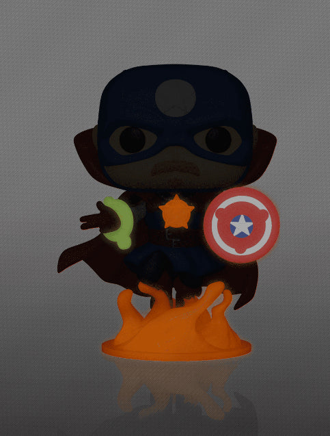 Soldier Supreme (Glow in the Dark) #679 Funko Pop! - Infinity Warps - Walgreens Exclusive - Image 3