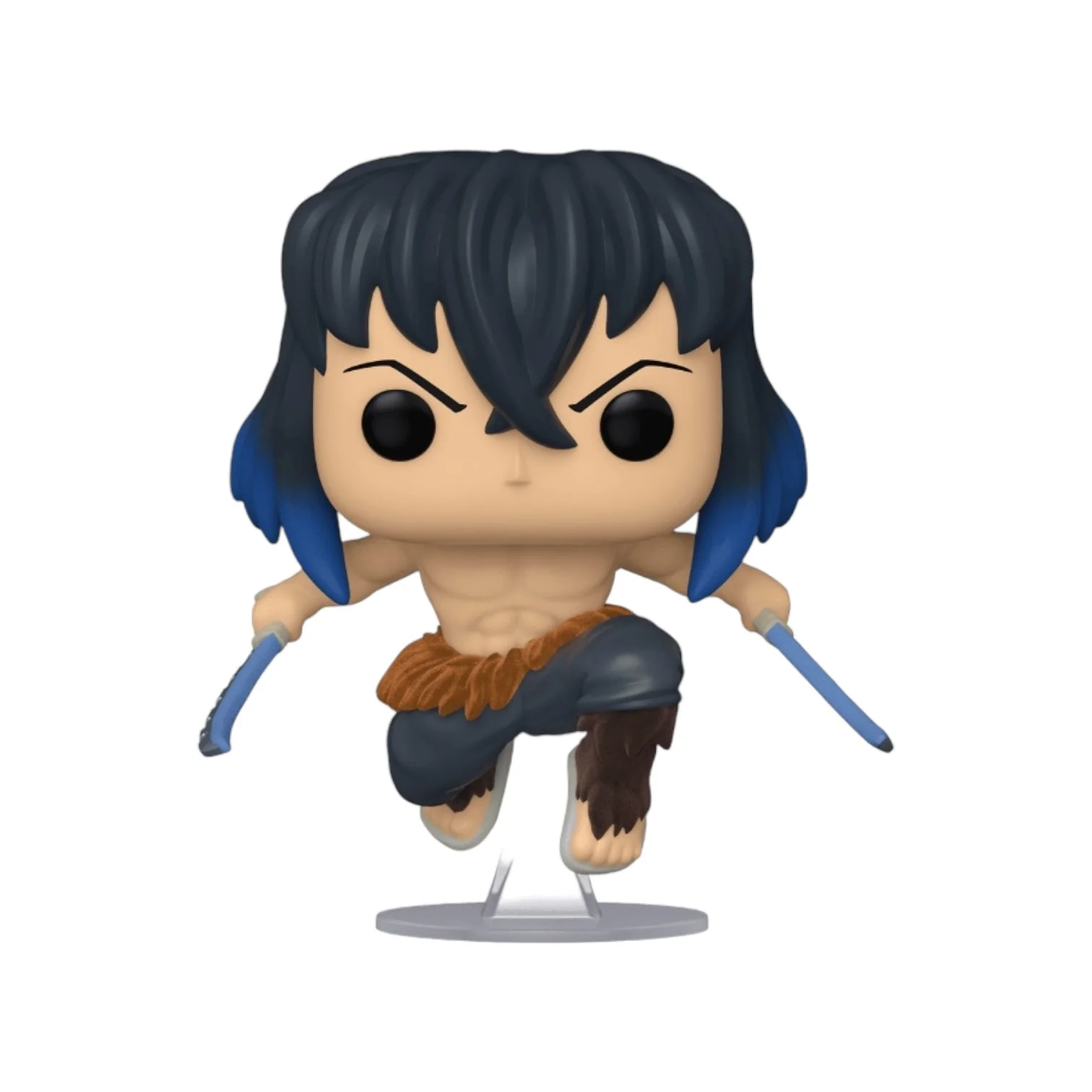 Inosuke Hashibira #875 (Unmasked Flocked Chase) Funko Pop! - Demon Slayer - Special Edition - Condition 8.5/10 - Image 2