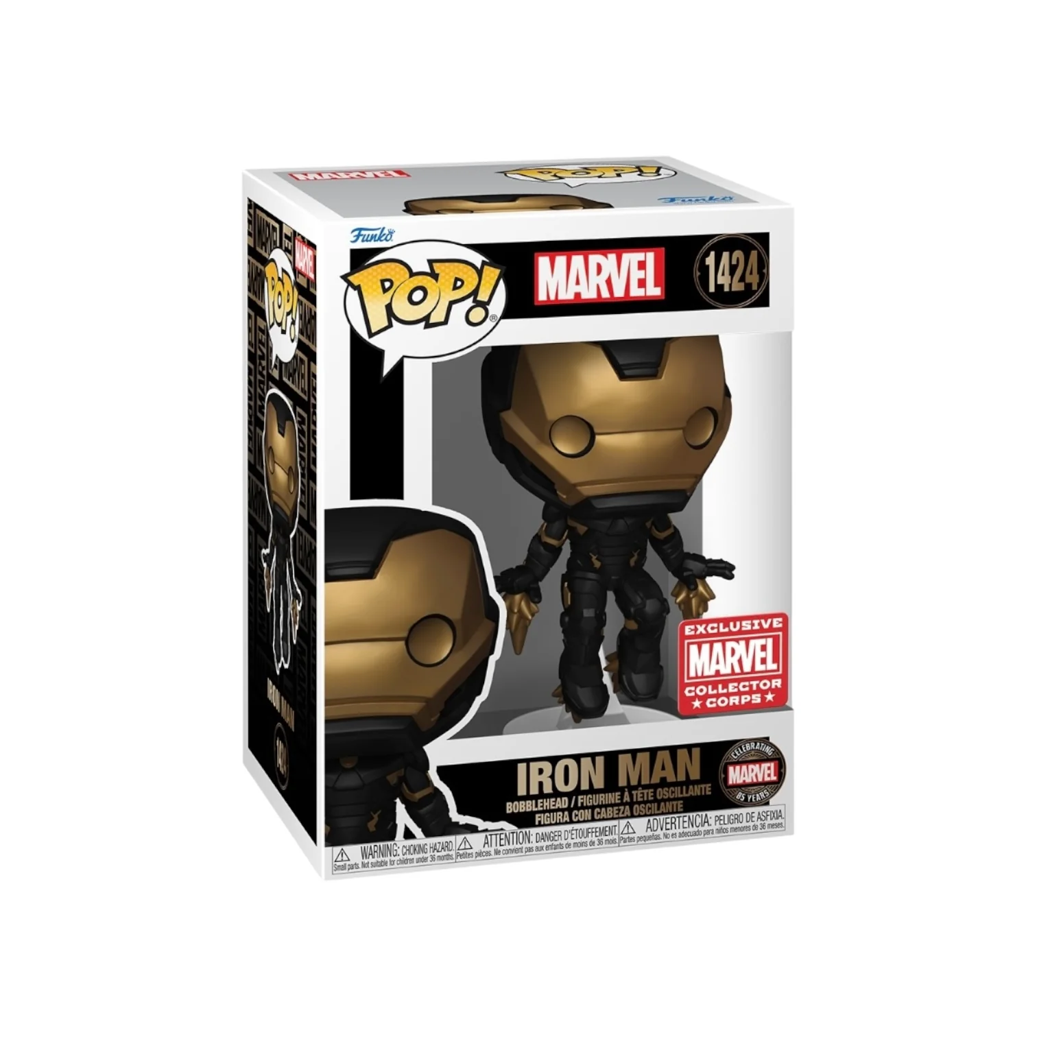 Iron Man #1424 Funko Pop! - Marvel 85th Anniversary - Marvel Collector Corps Exclusive