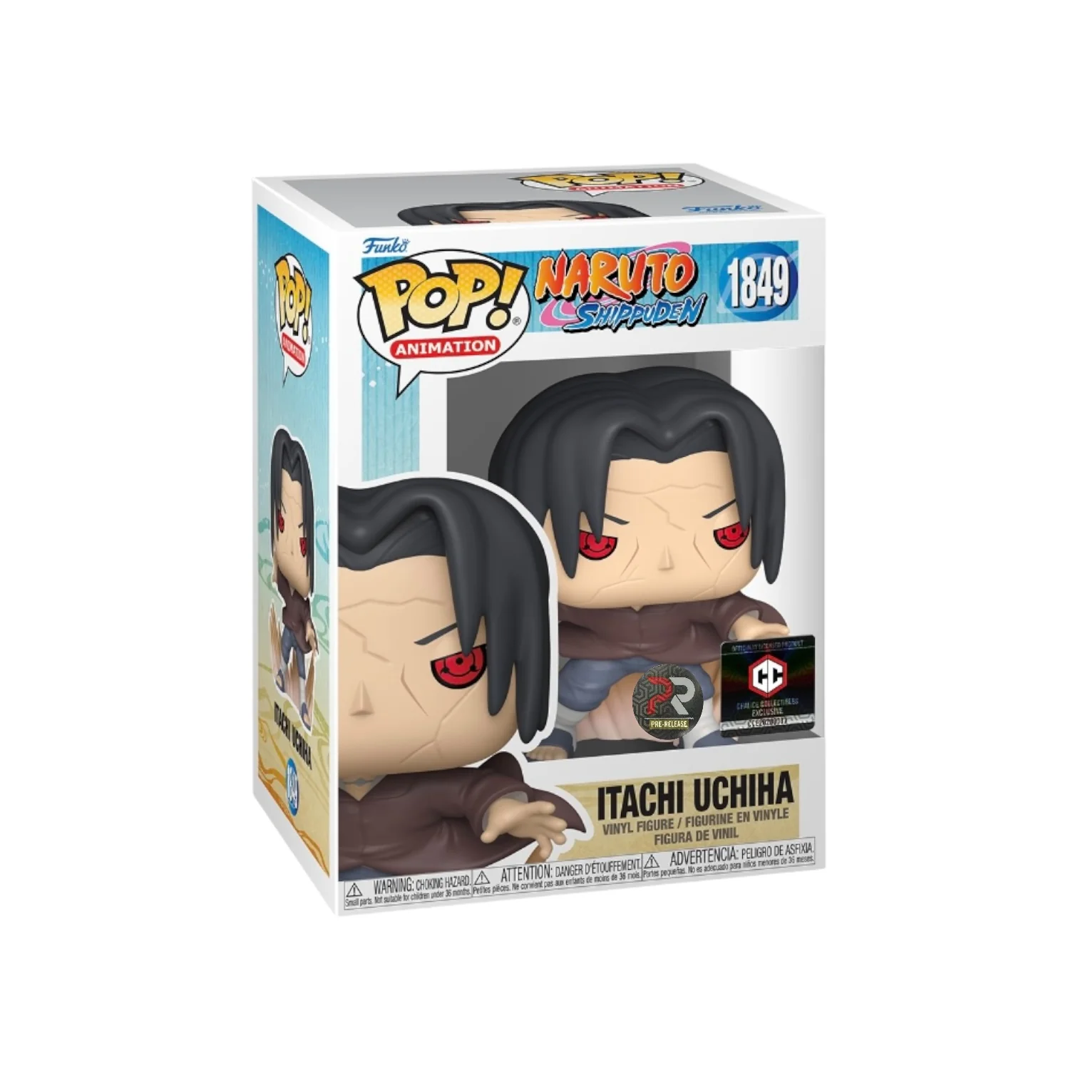 Itachi Uchiha #1849 Funko Pop! - Naruto Shippuden - Chalice Collectibles Pre-Release Exclusive