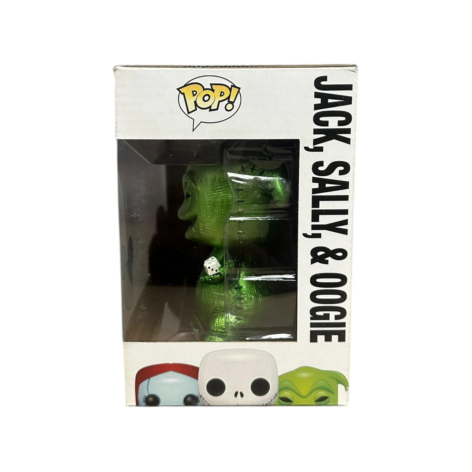 Jack, Sally, & Oogie (Metallic) 3 Pack Funko Pop! - Disney Store - D23 Expo 2013 Exclusive LE500 Pcs - Condition 8.5/10 - Image 2