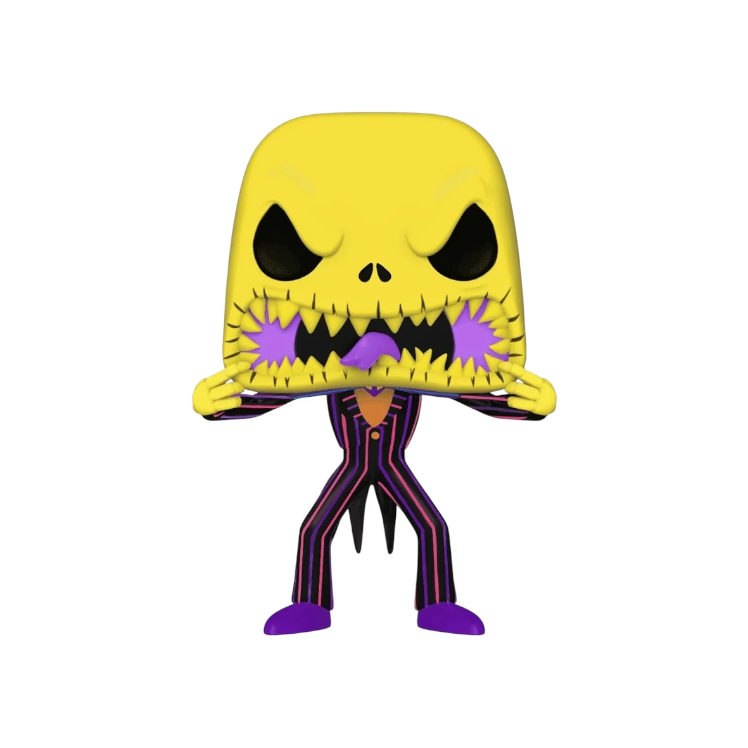 Jack Skellington (Scary Face) #808 (Blacklight) Funko Pop! - The Nightmare Before Christmas - GameStop Exclusive - Image 2