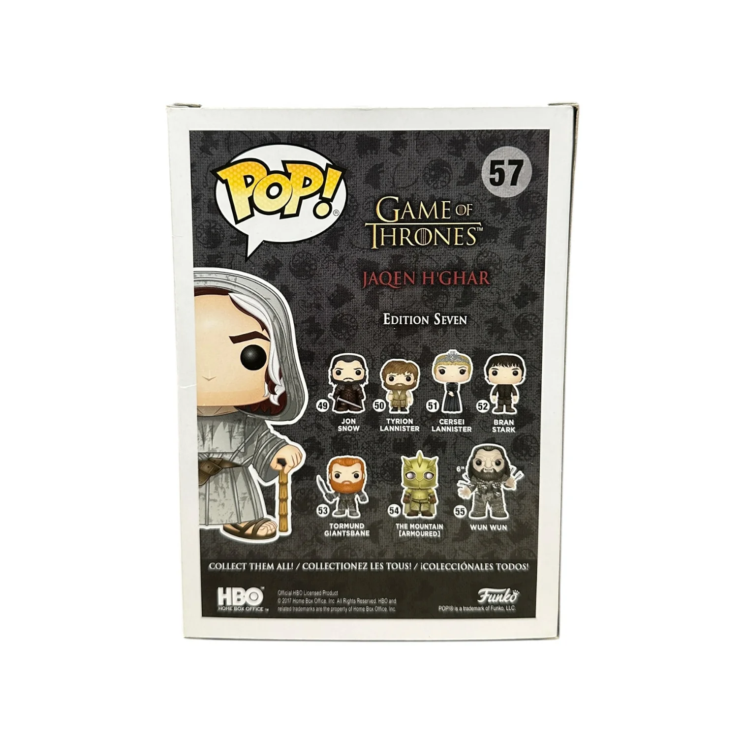 Jaqen H'Ghar #57 Funko Pop! - Game of Thrones - NYCC 2017 Official Convention Exclusive - Condition 7.5/10 - Image 3
