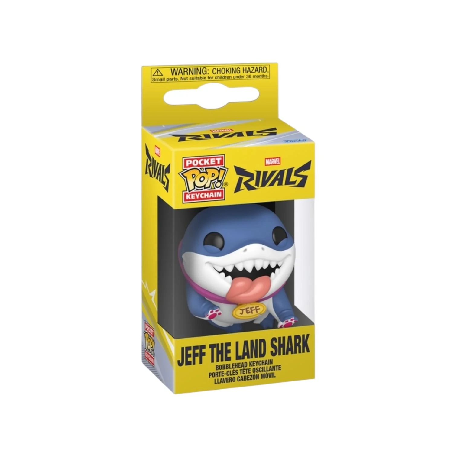 Jeff the land shark Funko Pop keychain - Marvel Rivals