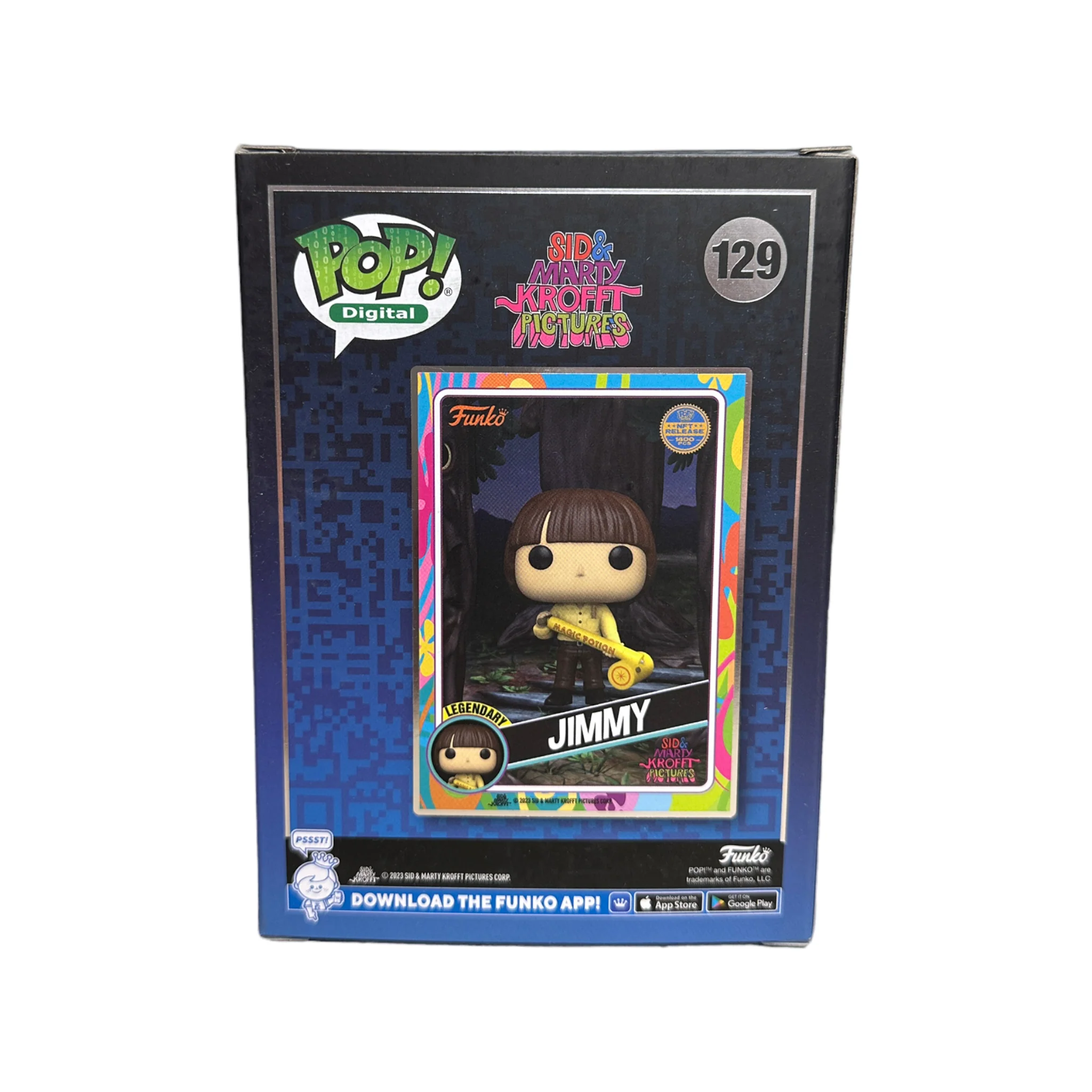 Jimmy #129 Funko Pop! - Sid & Marty Krofft Pictures - NFT Release Exclusive LE1400 Pcs - Condition 8.75/10 - Image 3