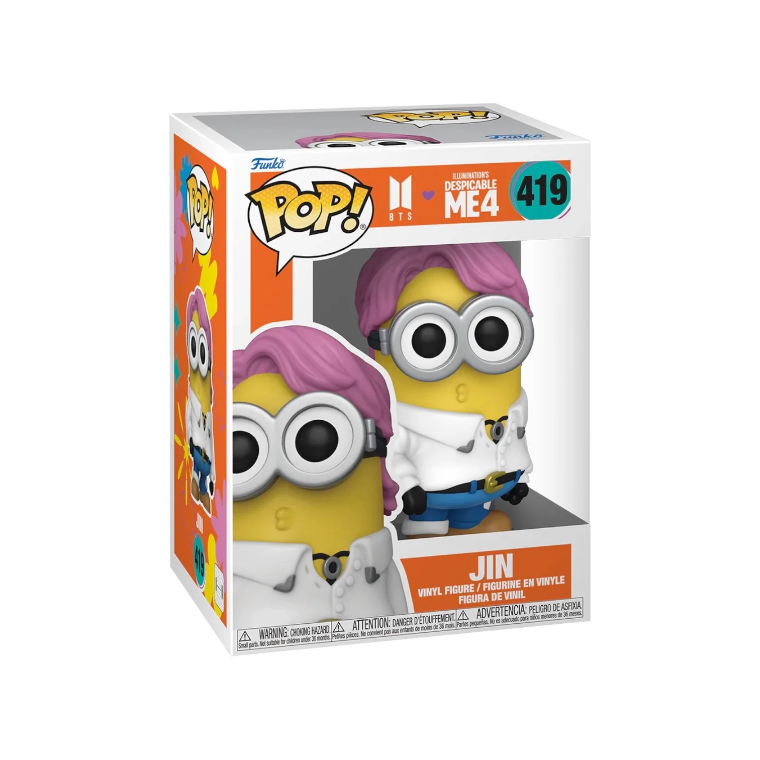Jin #419 Funko Pop! - BTS x Despicable Me 4