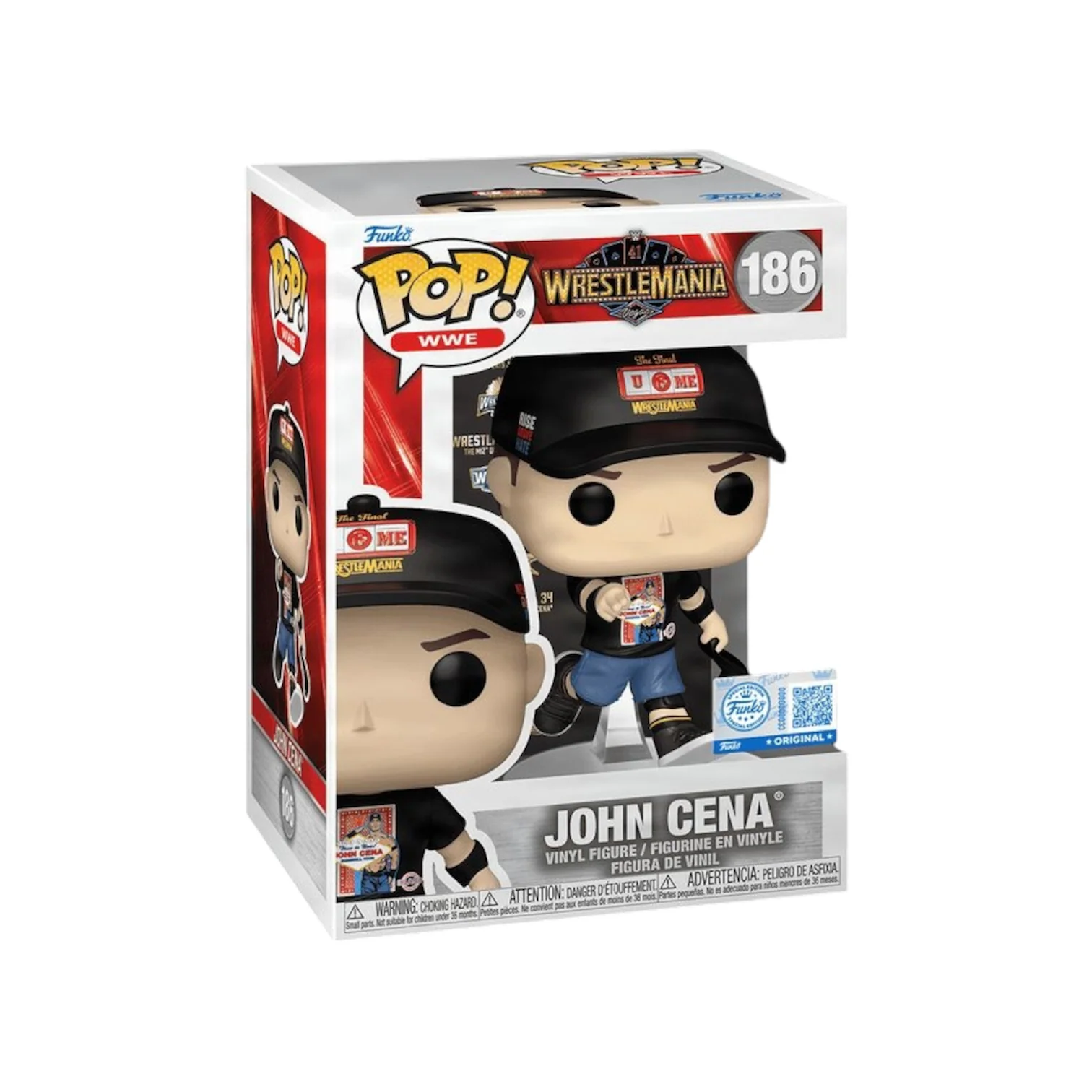 John Cena #186 Funko Pop - WWE: Wrestmania 41 - PREORDER AVAILABLE UNTIL THE 5TH OF MAY ONLY