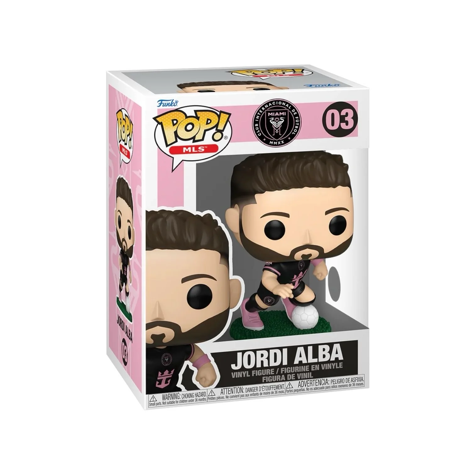 Jordi Alba #03 Funko Pop - Club Internacional De Futbol : Inter Miami