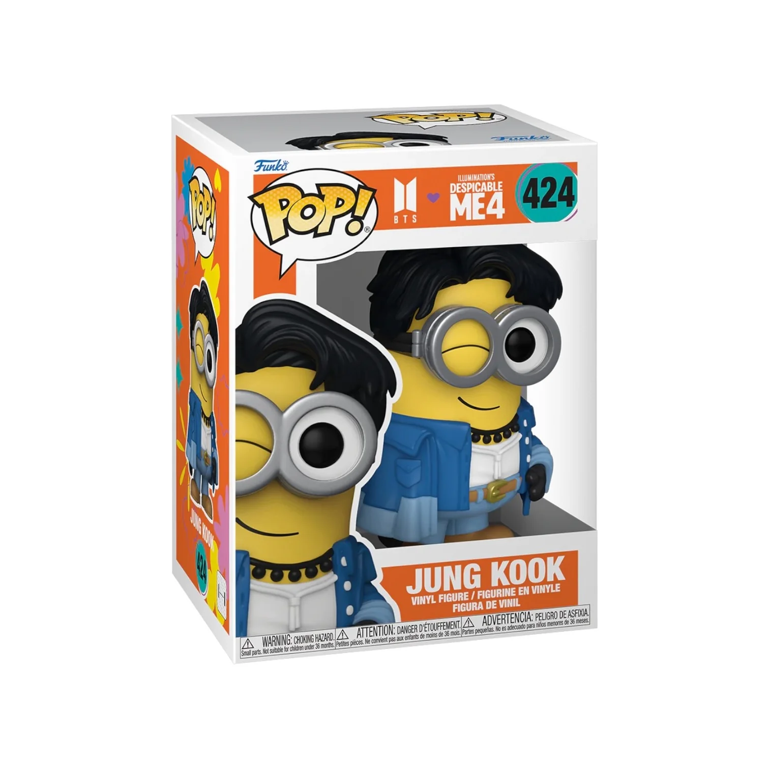 Jung Kook #424 Funko Pop! - BTS x Despicable Me 4