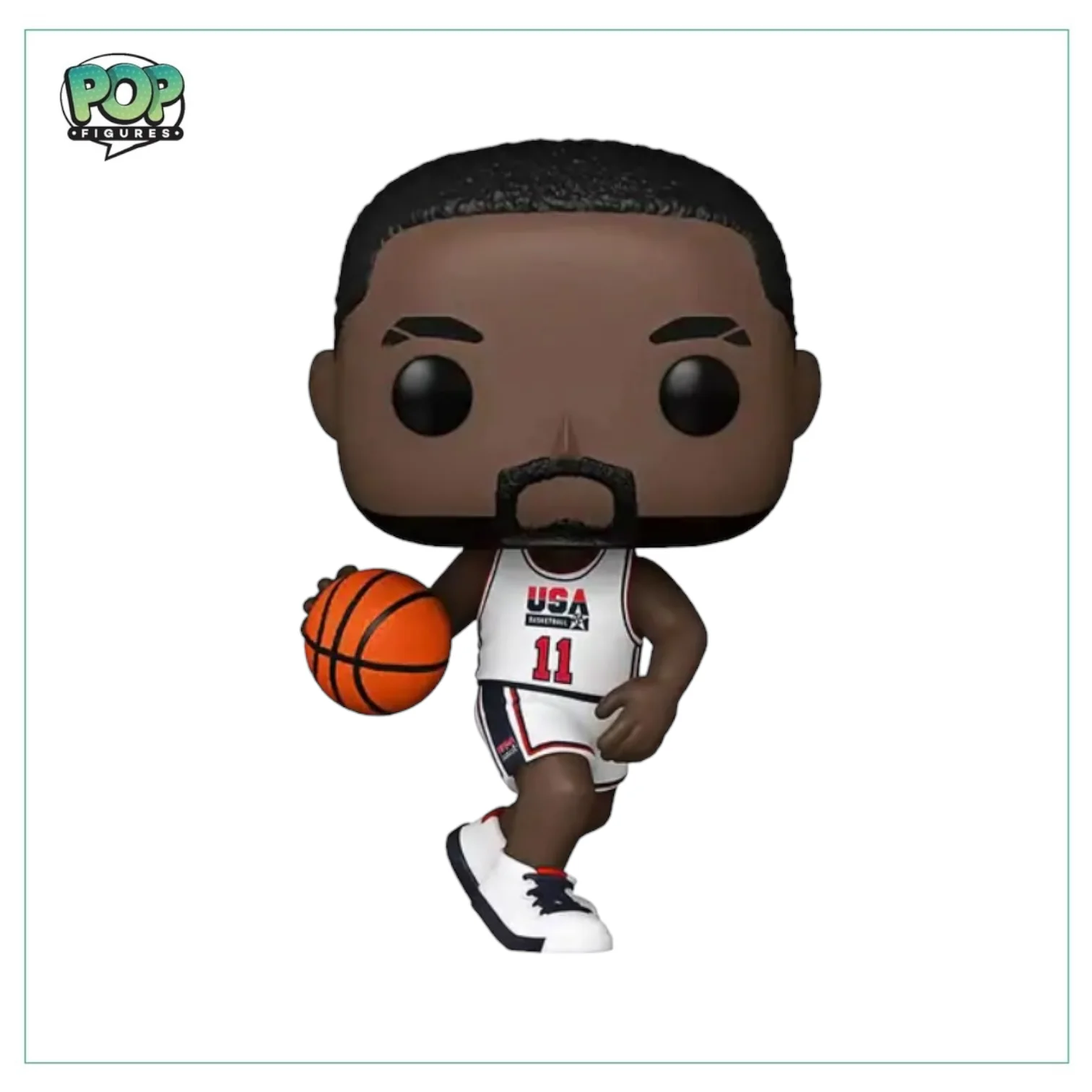 Karl Malone #113 Funko Pop! - USA Basketball - 2021 Pop - Special Edition - Image 2