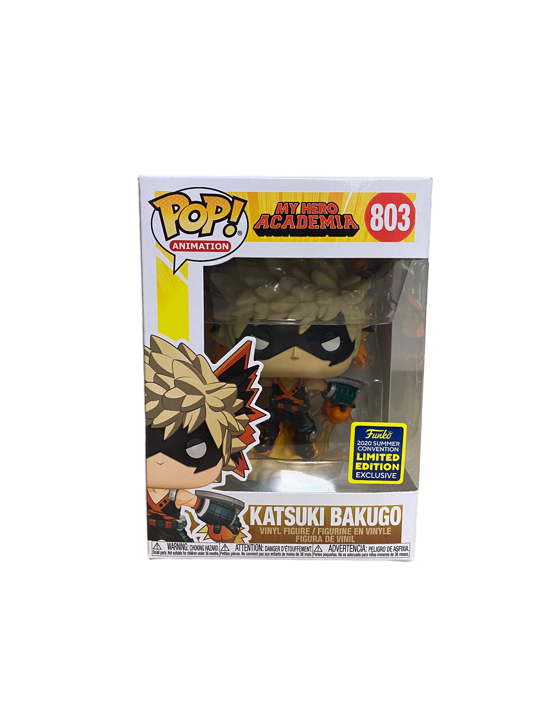 Katsuki Bakugo #803 Funko Pop! - My Hero Academia - SDCC 2020 Shared Exclusive - Condition 7.5/10 - Image 2