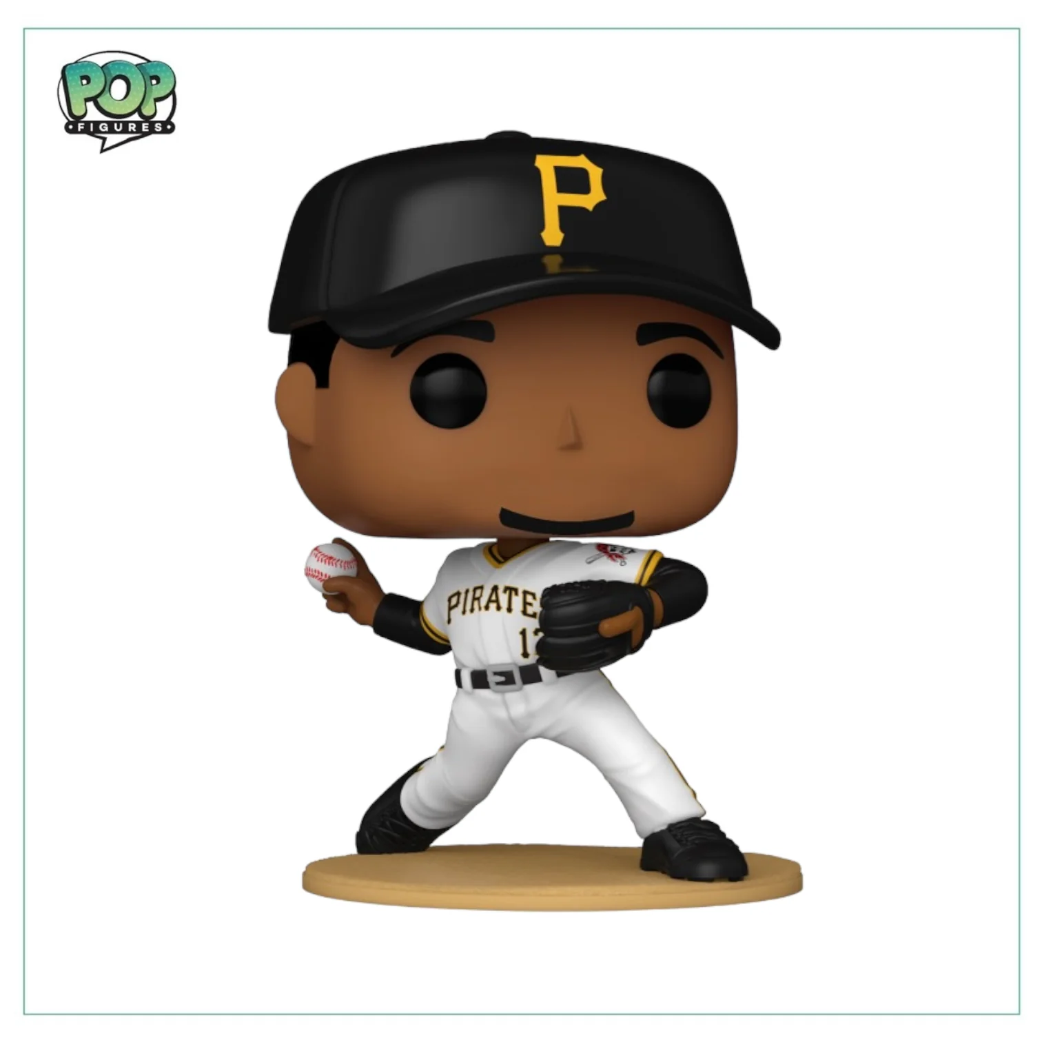 Ke'Bryan Hayes #91 Funko Pop! - Pittsburgh Pirates - MLB - Image 2