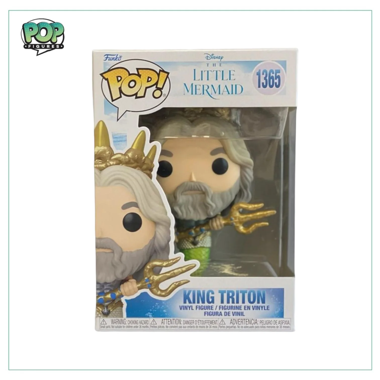 King Triton #1365 Funko Pop! - The Little Mermaid