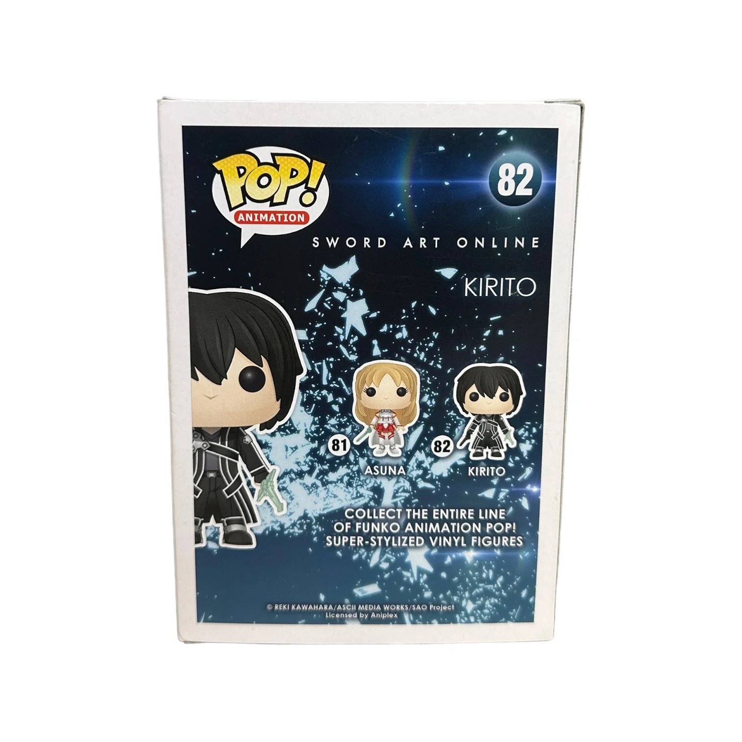 Kirito #82 (Blue Swords) Funko Pop! - Sword Art Online - Underground Toys Exclusive - Condition 6.5/10 - Image 3