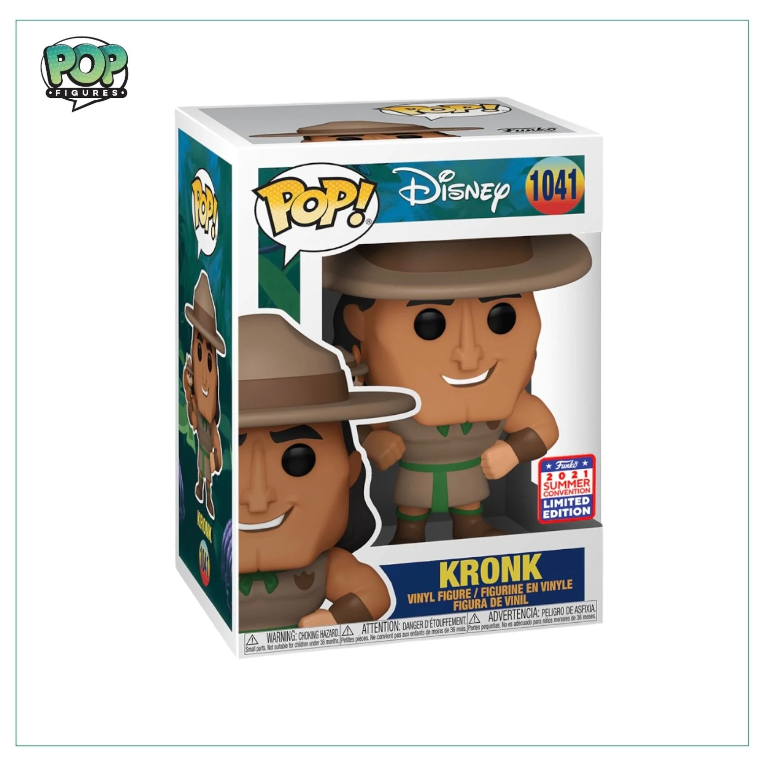Kronk #1041 Funko Pop! Disney - 2021 Virtual Funkon (Shared Sticker)
