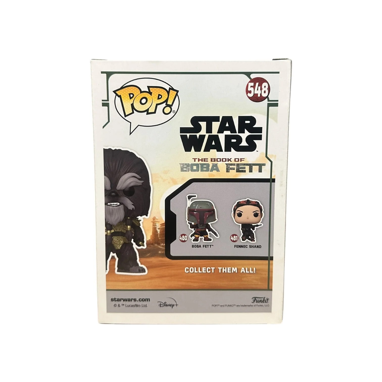Krrsantan #548 (Flocked) Funko Pop! - Star Wars: The Book of Boba Fett - SDCC 2022 Official Convention Exclusive - Condition 8.75/10 - Image 3