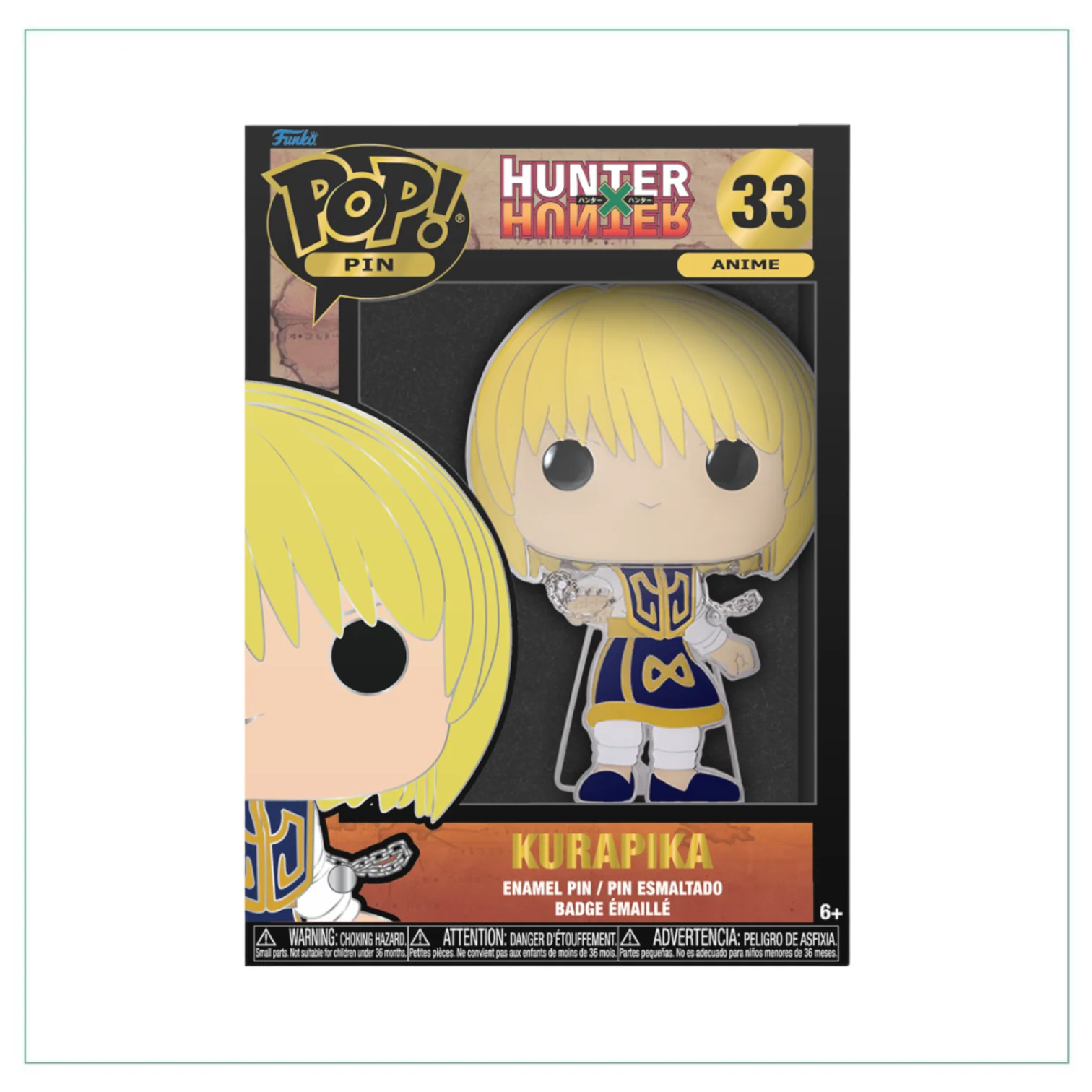 Kurapika #33 Funko Pop Pin! - HUNTERxHUNTER - Image 3