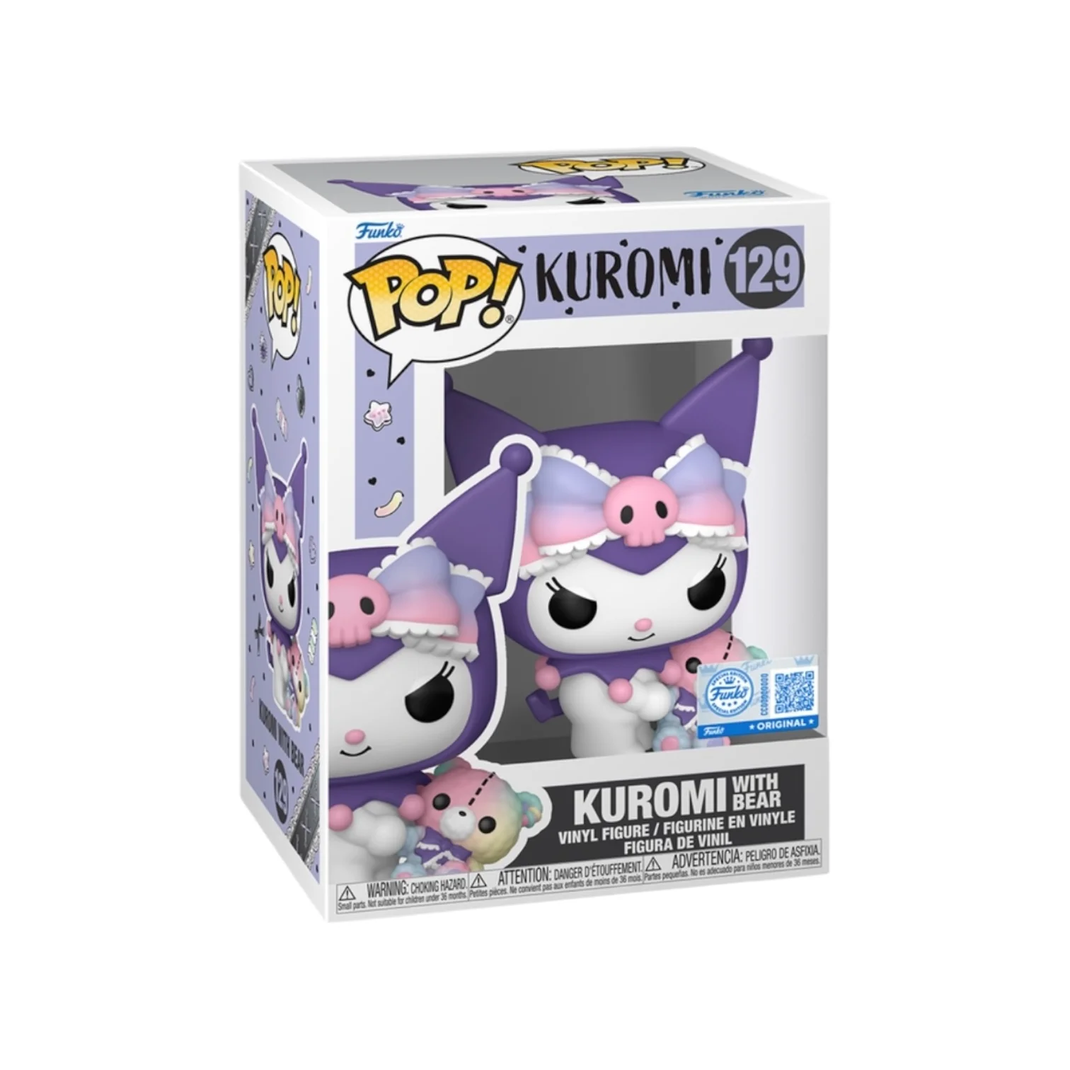 Kuromi with Bear #129 Funko Pop - Sanrio