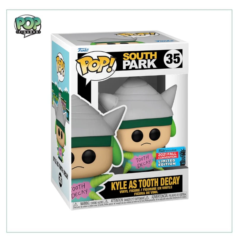 Kyle As Tooth Decay #35 Funko Pop! - South Park - NYCC 2021 Shared Exclusive