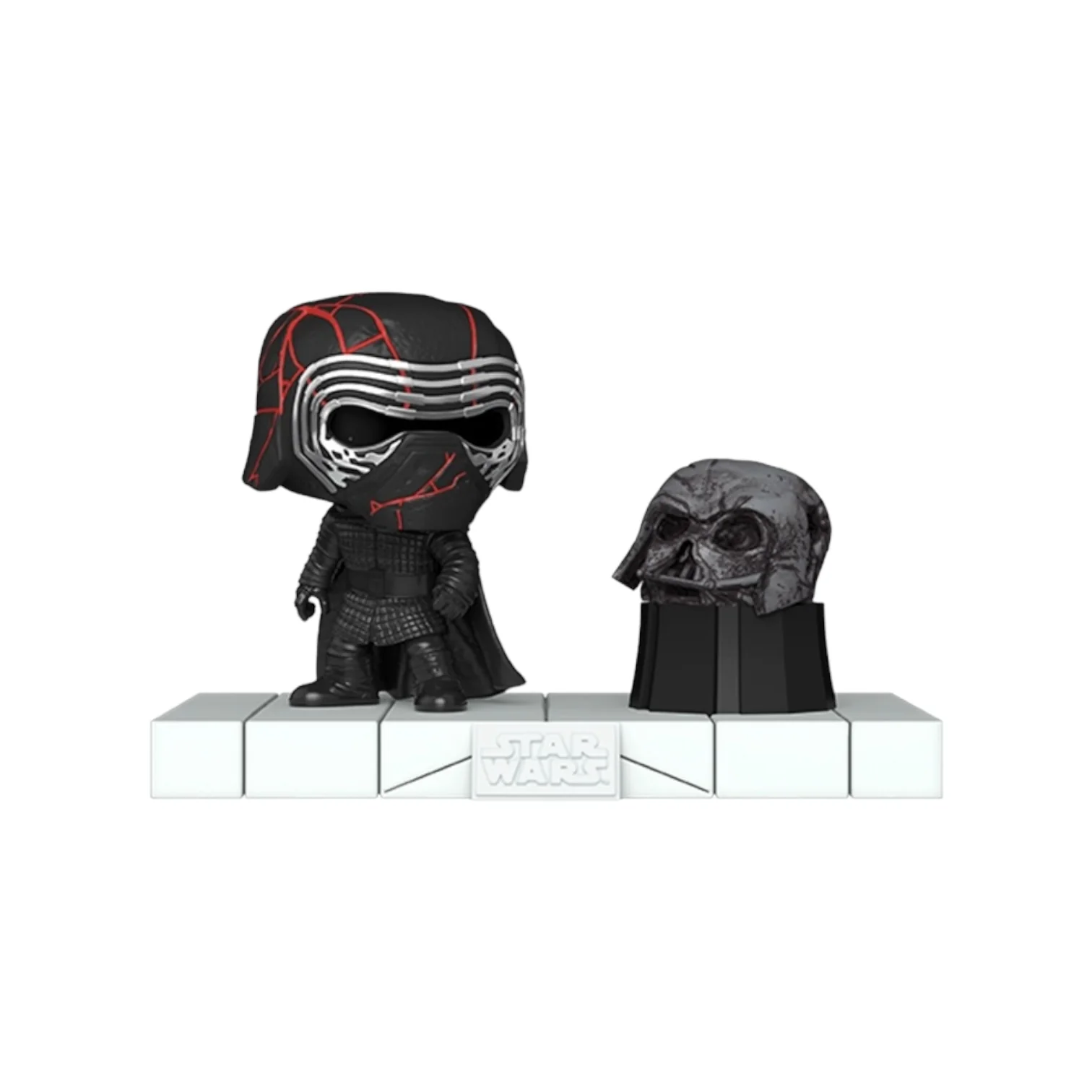 Kylo Ren with Darth Vaders Helmet #739 Funko Deluxe Pop - Star Wars - Dark Side - Image 2