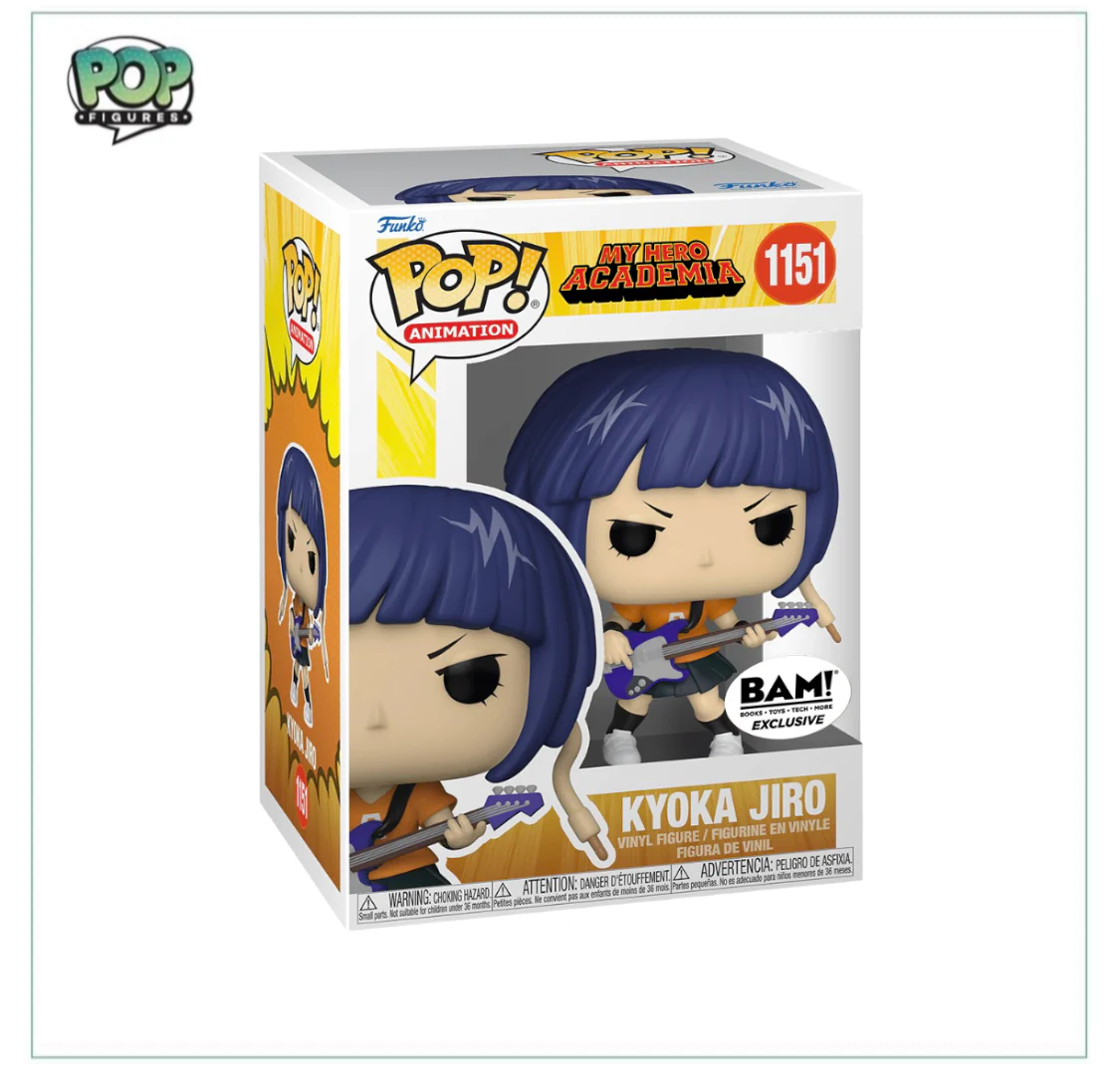 Kyoka Jiro #1151 (w/ Guitar) Funko Pop! - My Hero Academia - Bam Exclusive