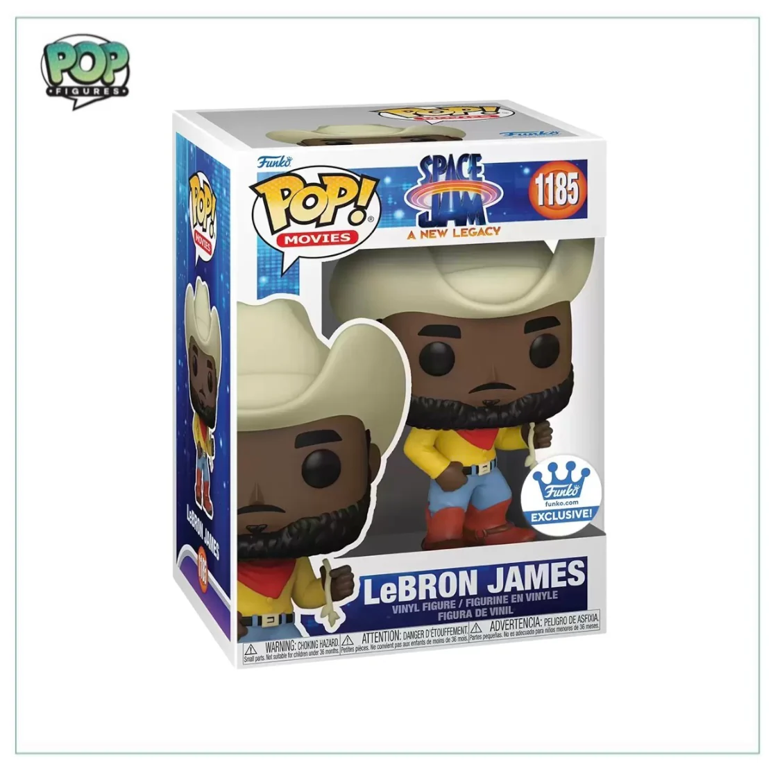 LeBron James #1185 Funko Pop! - Space Jam A New Legacy - Funko Shop Exclusive