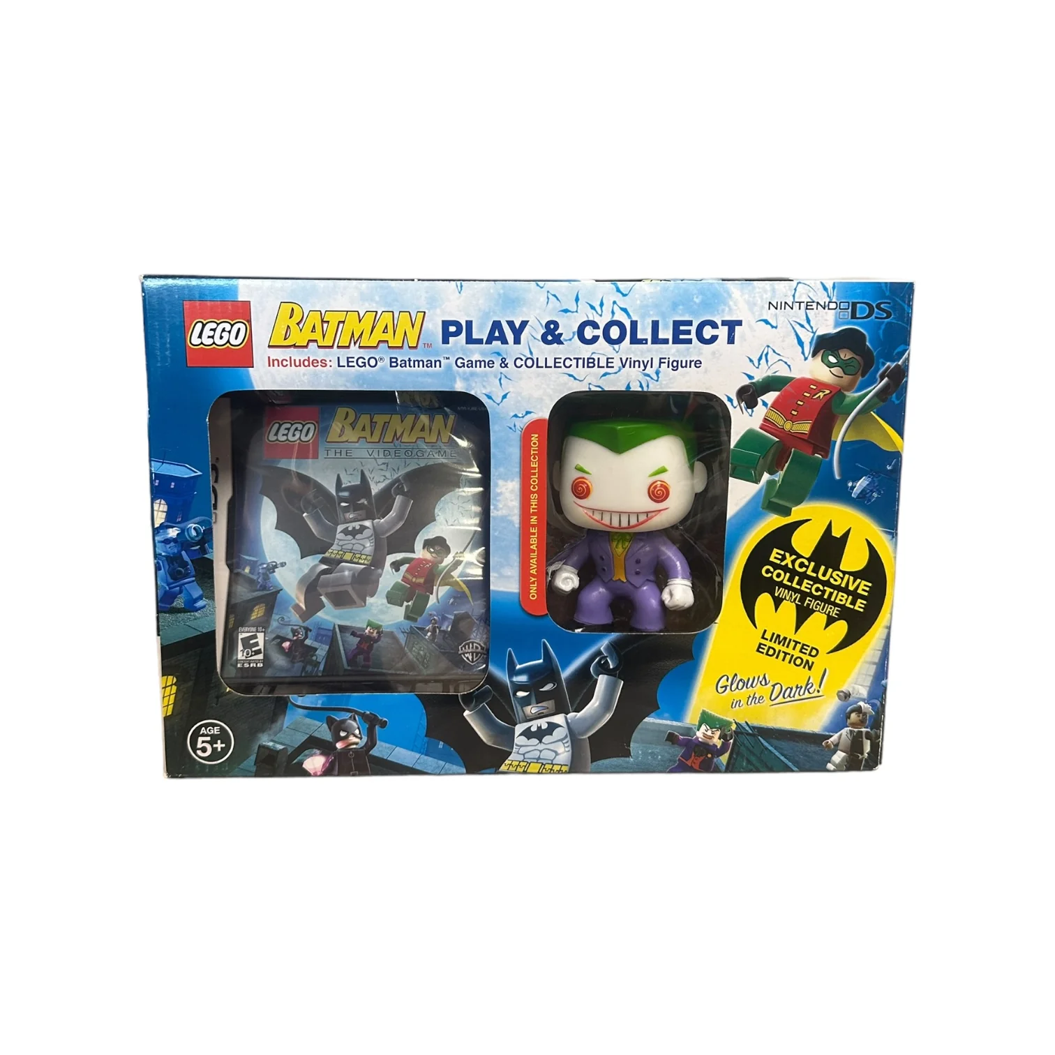 Lego Batman (The Joker) Play & Collect Nintendo DS (Glows in the Dark) Funko Pop Bundle! - Condition 7.5/10