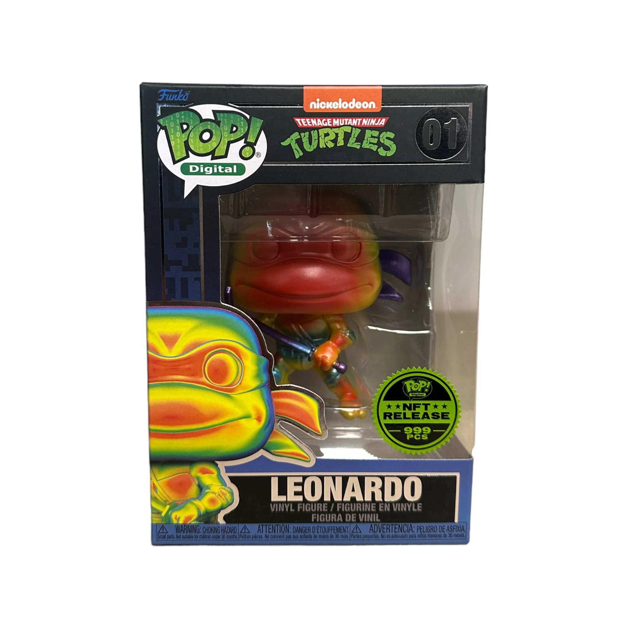 Leonardo #01 Funko Pop! - Teenage Mutant Ninja Turtles - NFT Release Exclusive LE999 Pcs - Condition 9.5/10