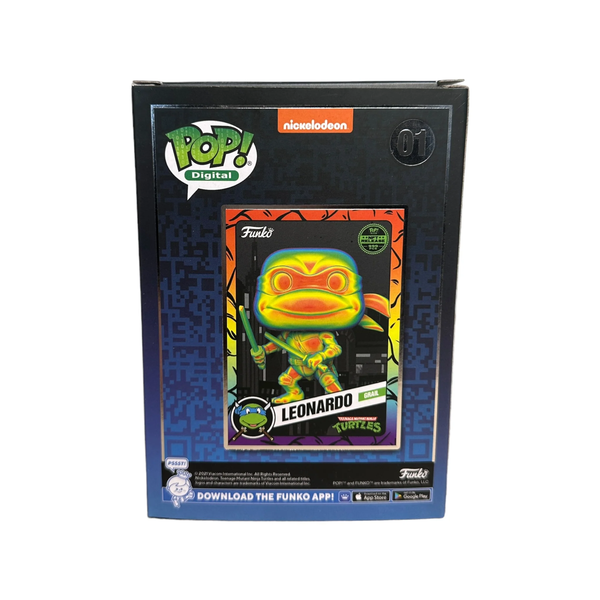 Leonardo #01 Funko Pop! - Teenage Mutant Ninja Turtles - NFT Release Exclusive LE999 Pcs - Condition 9.5/10 - Image 3