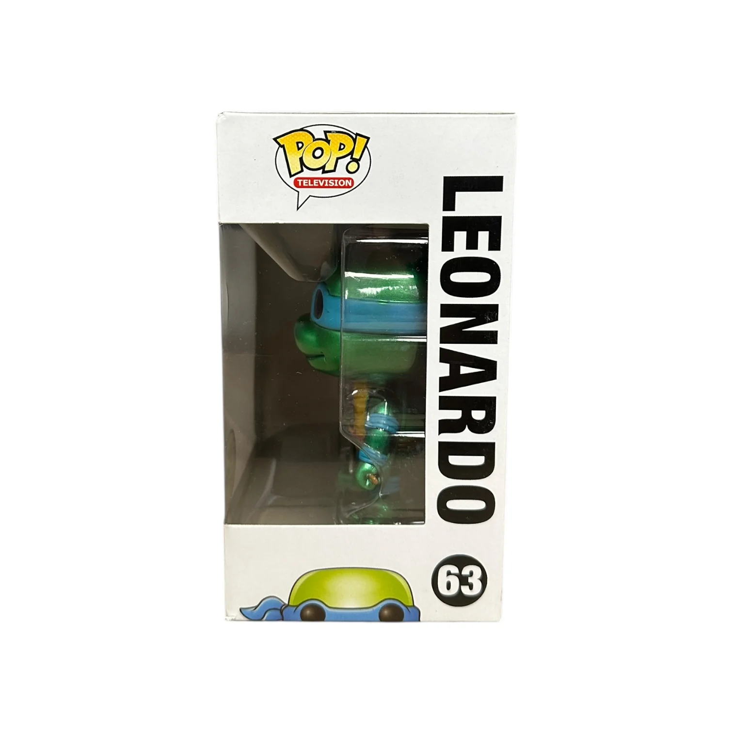 Leonardo #63 (Metallic) Funko Pop! - Teenage Mutant Ninja Turtles - SDCC 2013 Exclusive LE1008 Pcs - Condition 7/10 - Image 2