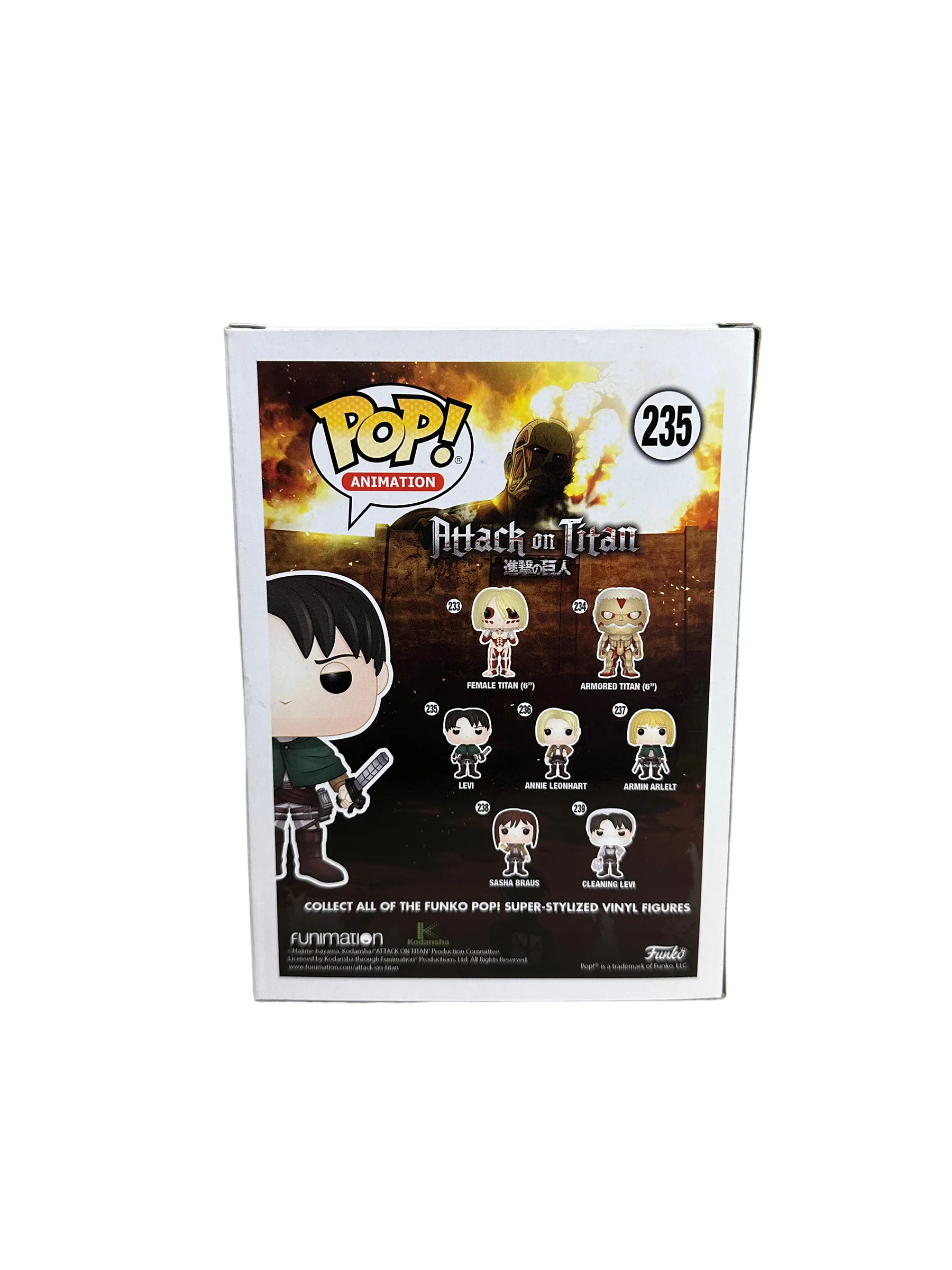 Levi #235 Funko Pop! - Attack on Titan - 2017 Pop! - Condition 9/10 - Image 4