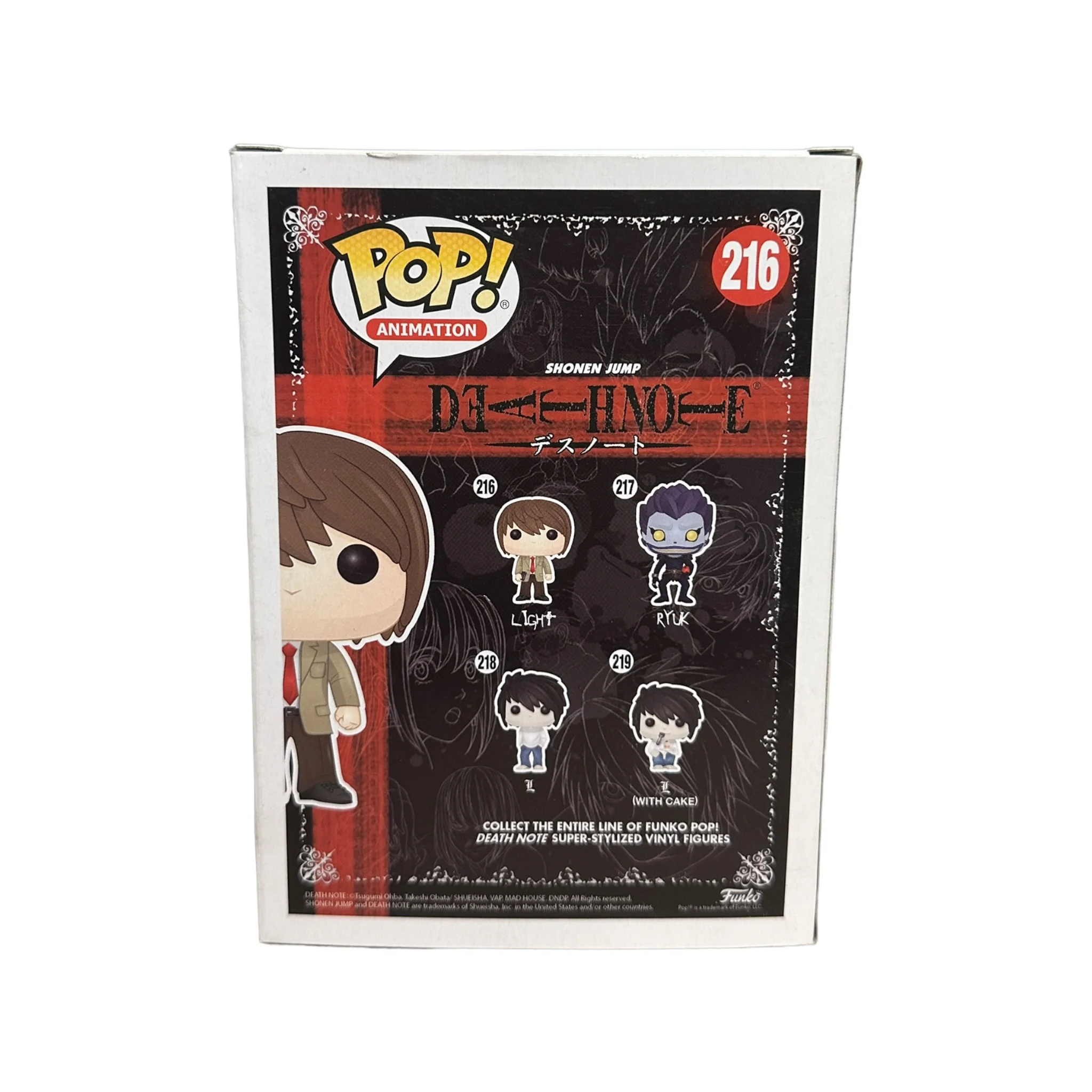 Light #216 Funko Pop! - Death Note - 2017 Pop! - Condition 7/10 - Image 3