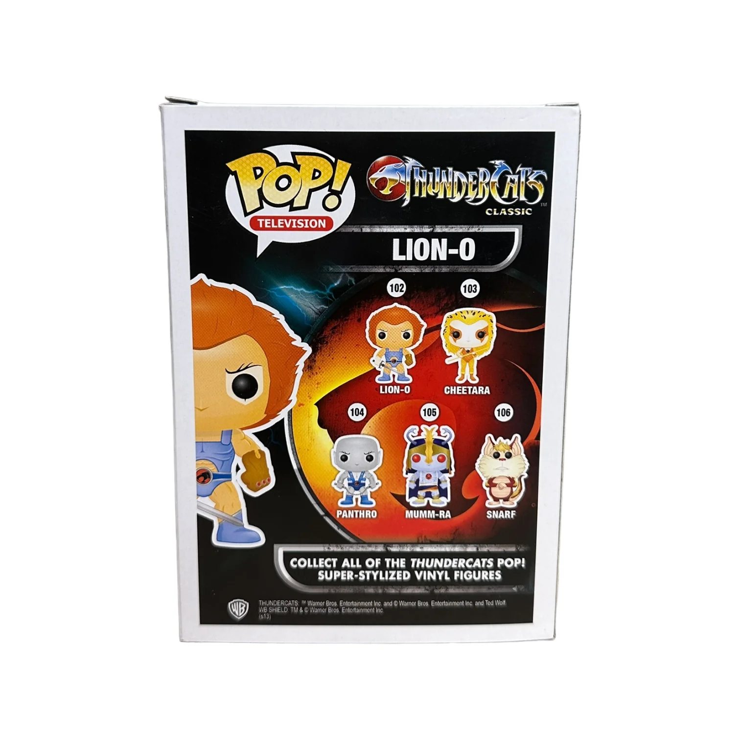 Lion-O #102 (Flocked) Funko Pop! - Thundercats - SDCC 2014 Exclusive LE1000 Pcs - Condition 9/10 - Image 3