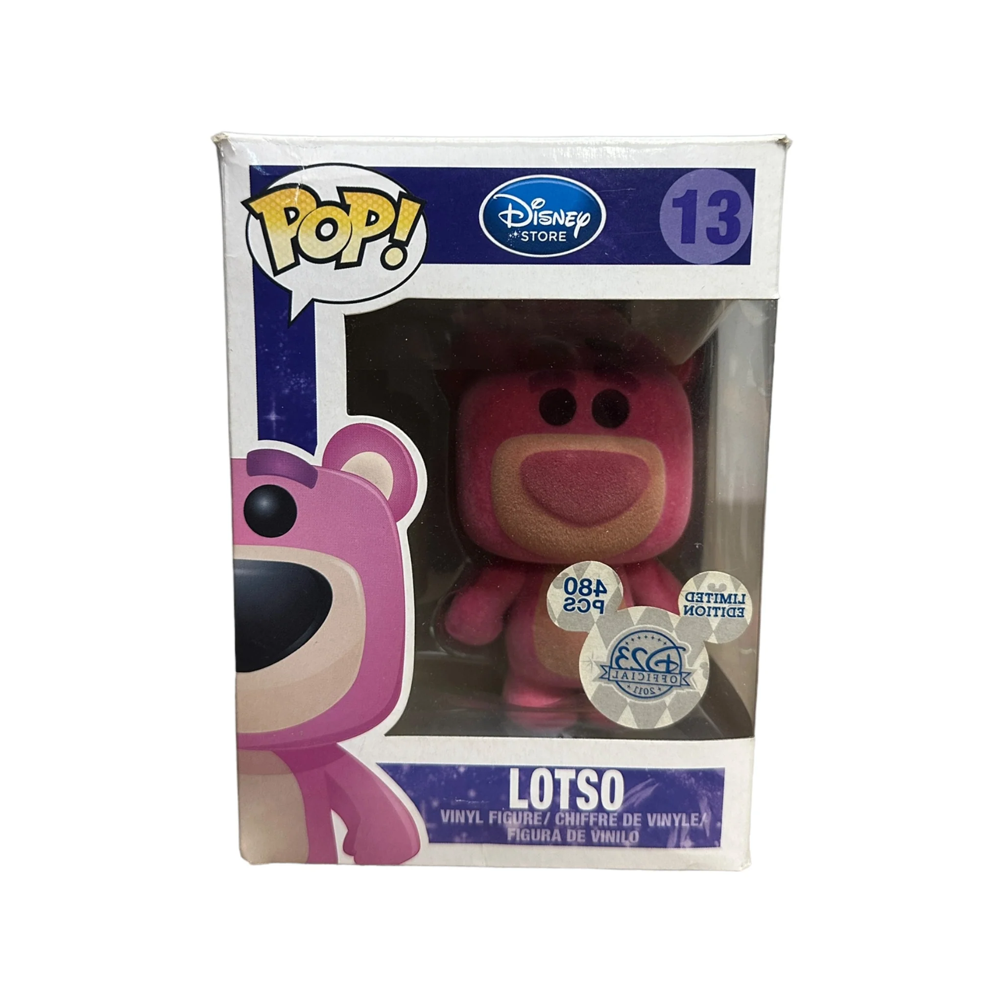 Lotso #13 (Flocked) Funko Pop! - Disney Series 2 - D23 2011 Exclusive LE480 Pcs - Condition 5/10