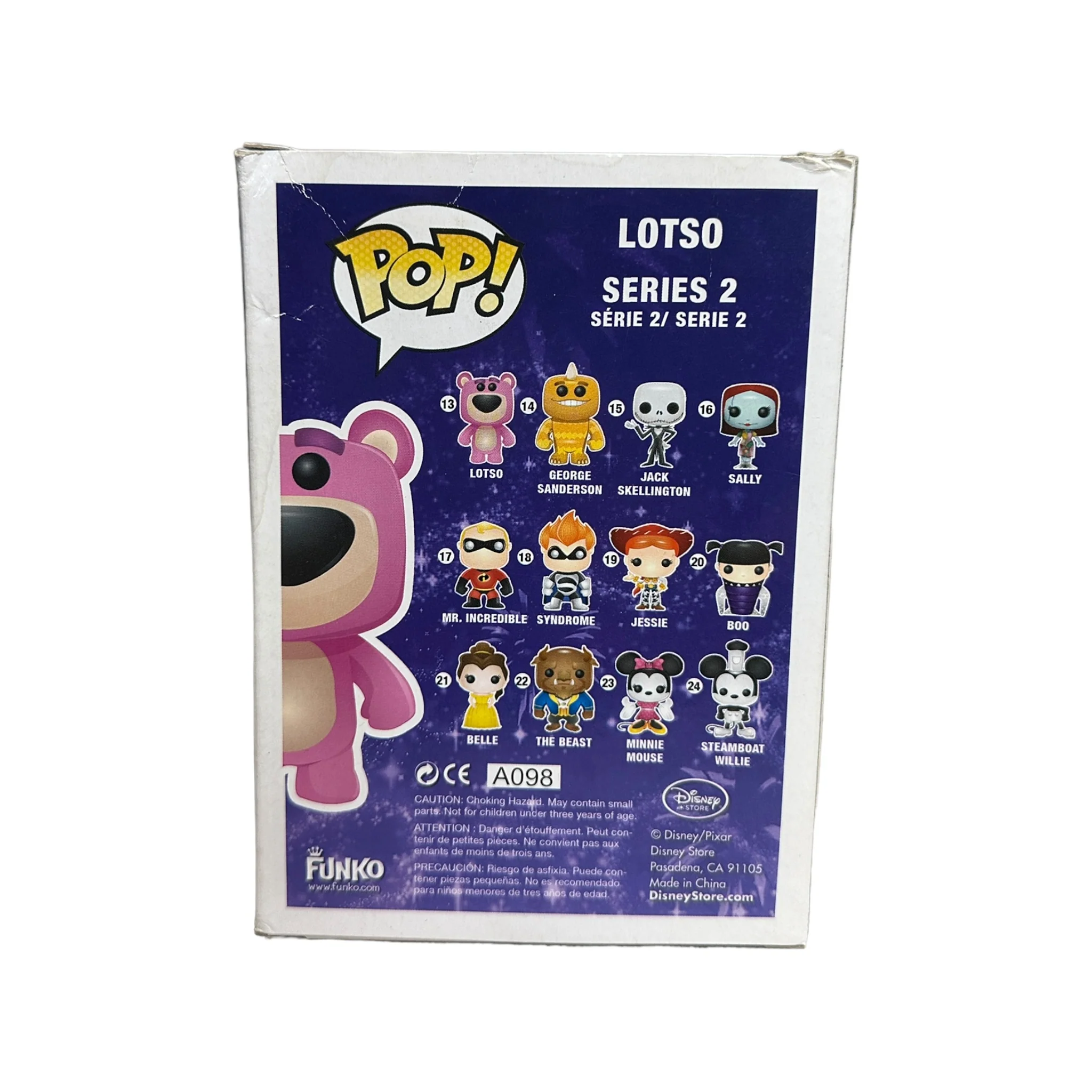 Lotso #13 (Flocked) Funko Pop! - Disney Series 2 - D23 2011 Exclusive LE480 Pcs - Condition 5/10 - Image 3