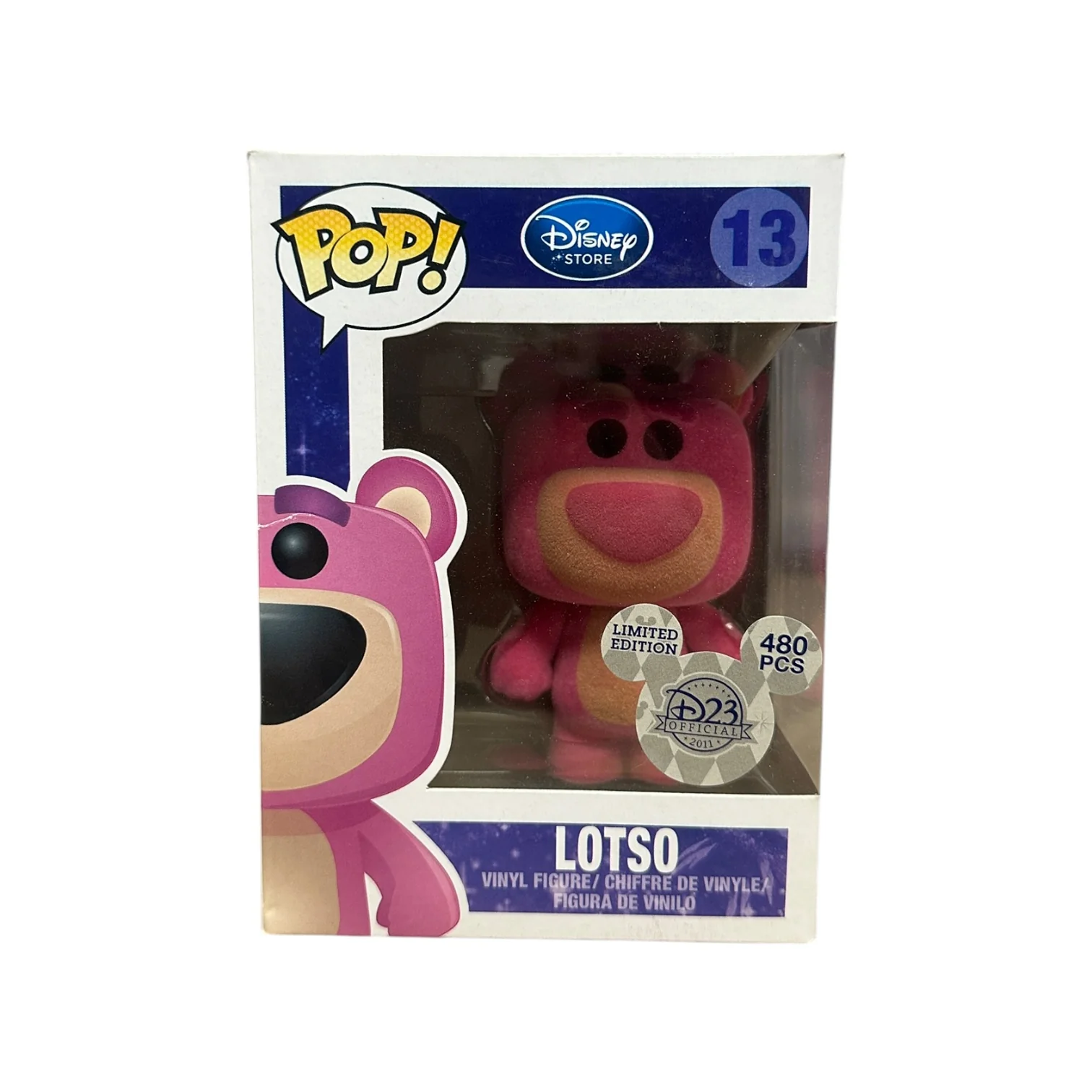 Lotso #13 (Flocked) Funko Pop! - Disney Series 2 - D23 Expo 2011 Exclusive LE480 Pcs - Condition 7.5/10