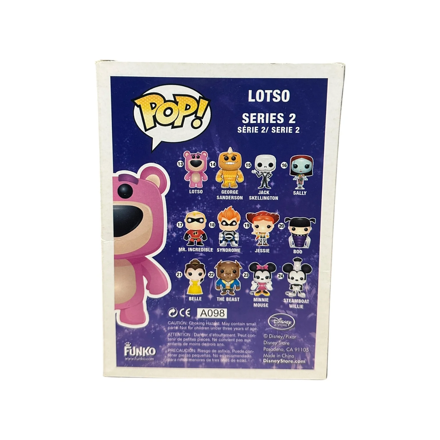 Lotso #13 (Flocked) Funko Pop! - Disney Series 2 - D23 Expo 2011 Exclusive LE480 Pcs - Condition 7.5/10 - Image 3