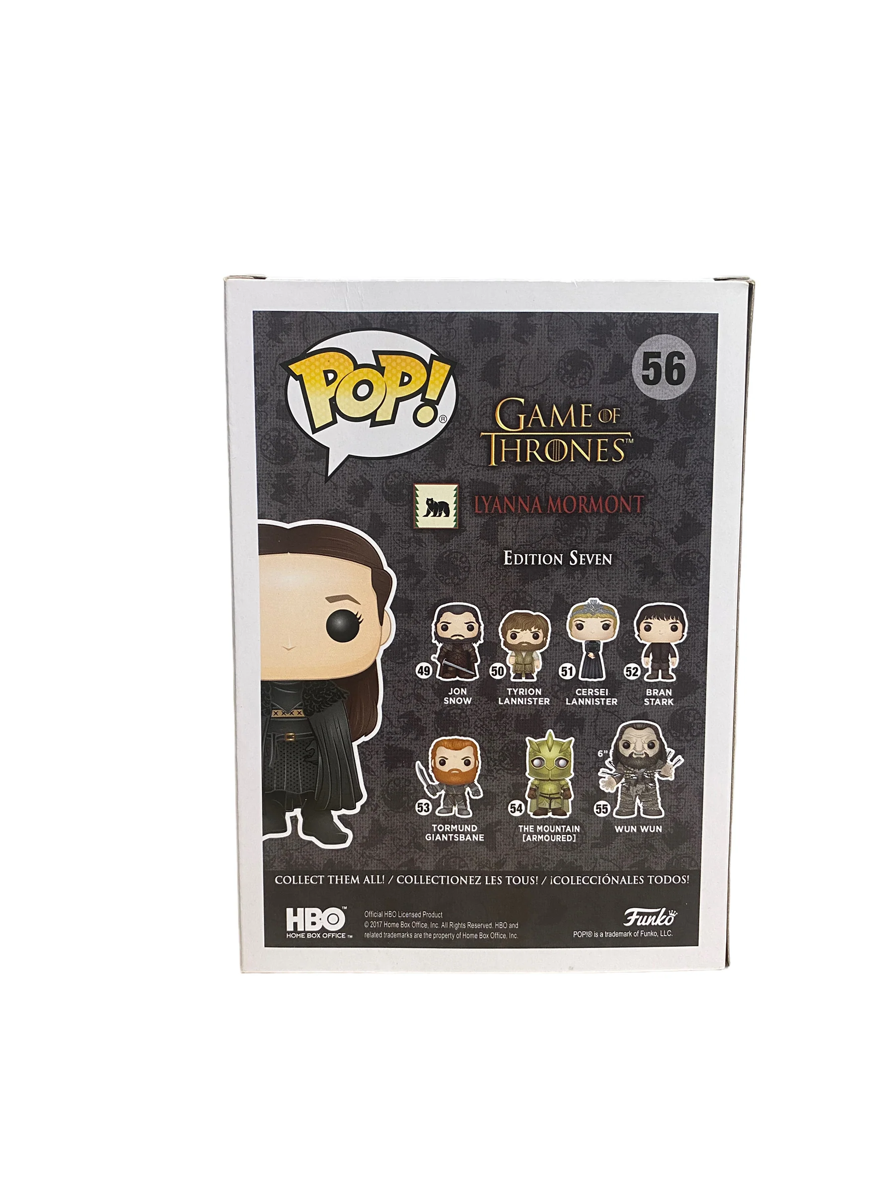 Lyanna Mormont #56 Funko Pop! - Game Of Thrones - NYCC 2017 Shared Exclusive - Condition 8/10 - Image 4