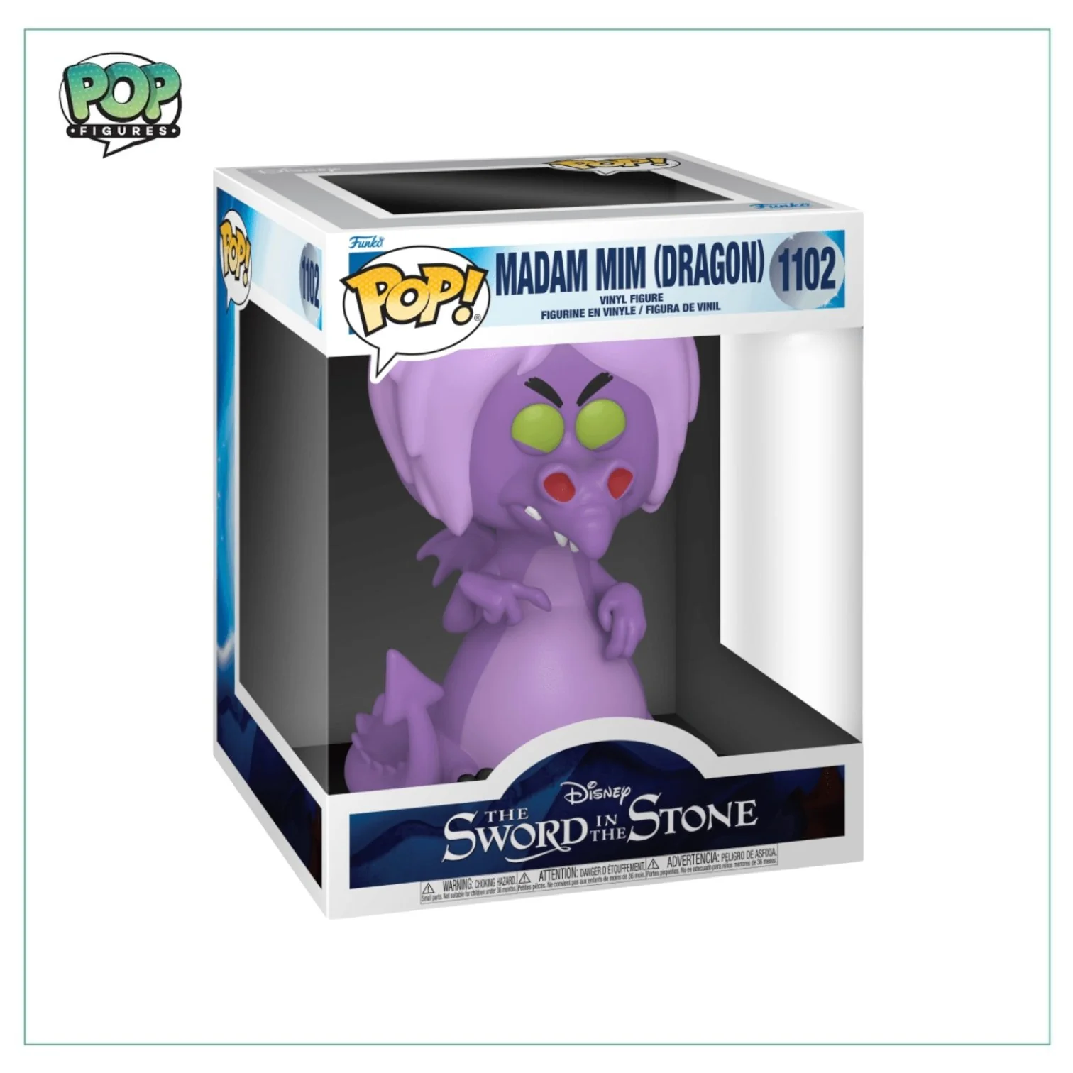 Madam Mim as Dragon #1102 Deluxe Funko Pop! The Sword in the Stone