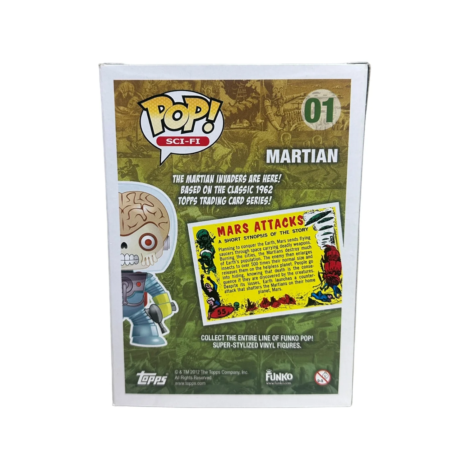 Martian #01 Funko Pop! - Mars Attacks - 2011 Pop! - Condition 9/10 - Image 3