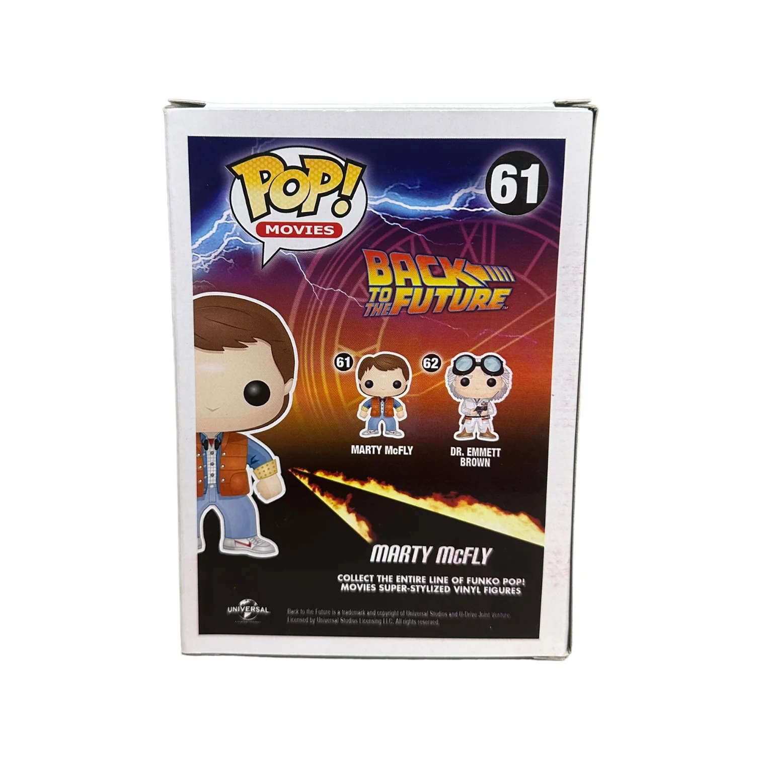 Marty McFly #61 (Error) Funko Pop! - Back To The Future - 2013 Pop! - Condition 7.5/10 - Image 3