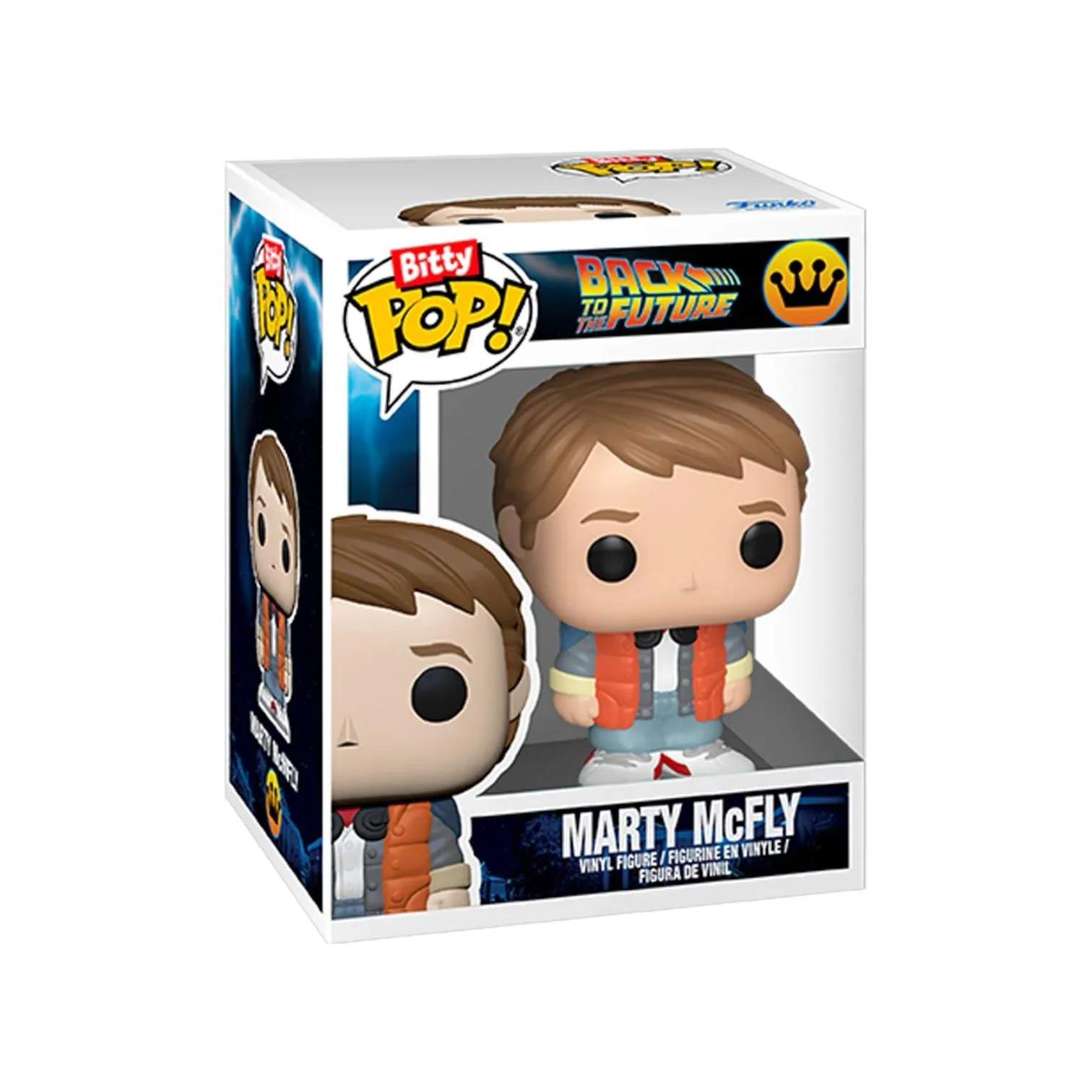 Marty McFly and Time Machine Funko - Bitty Pop Ride - Back to the Future - PREORDER - Image 3