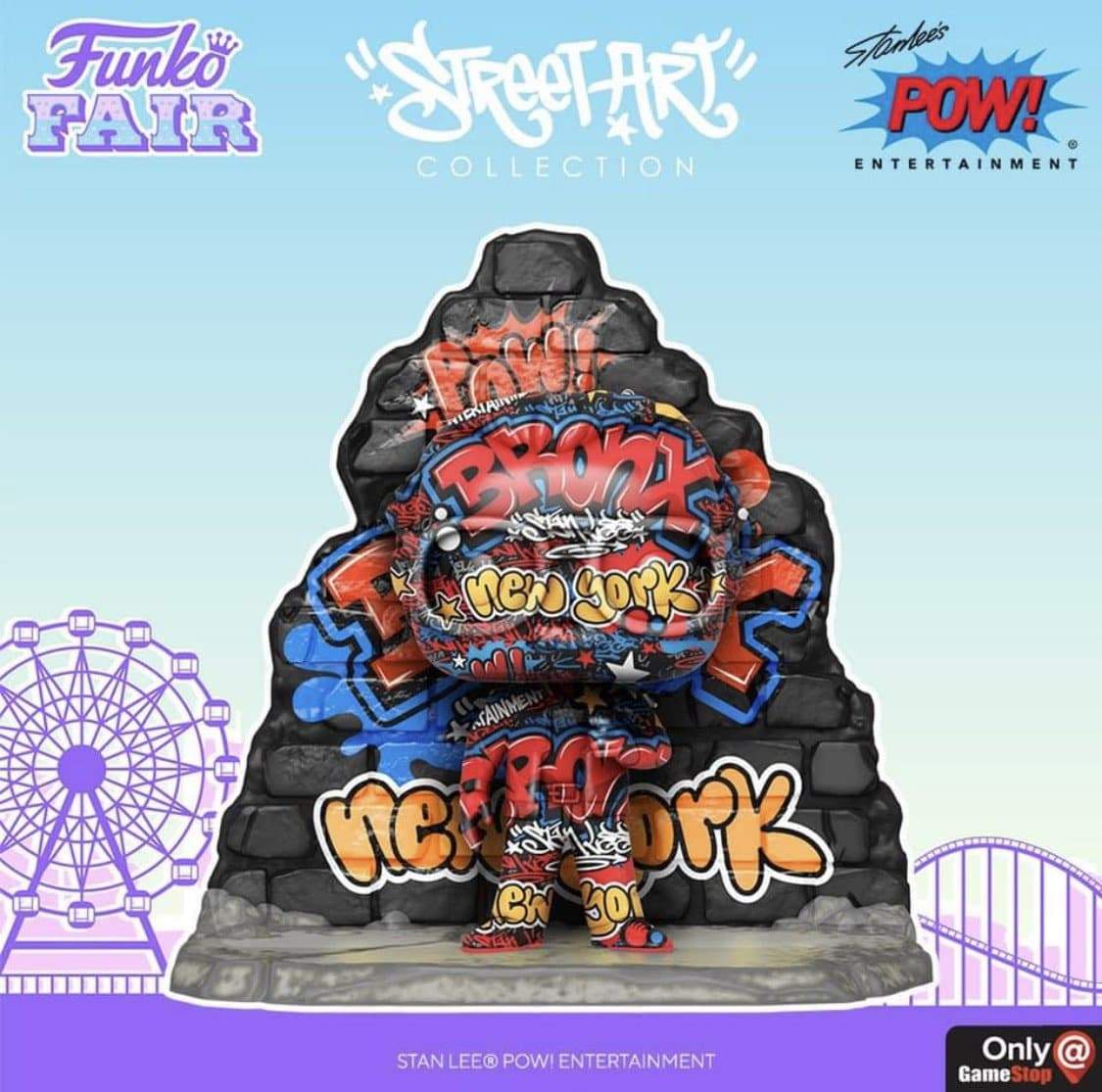 Stan Lee #63 Deluxe Funko Pop! Stan Lee - Street Art Collection - GameStop Exclusive