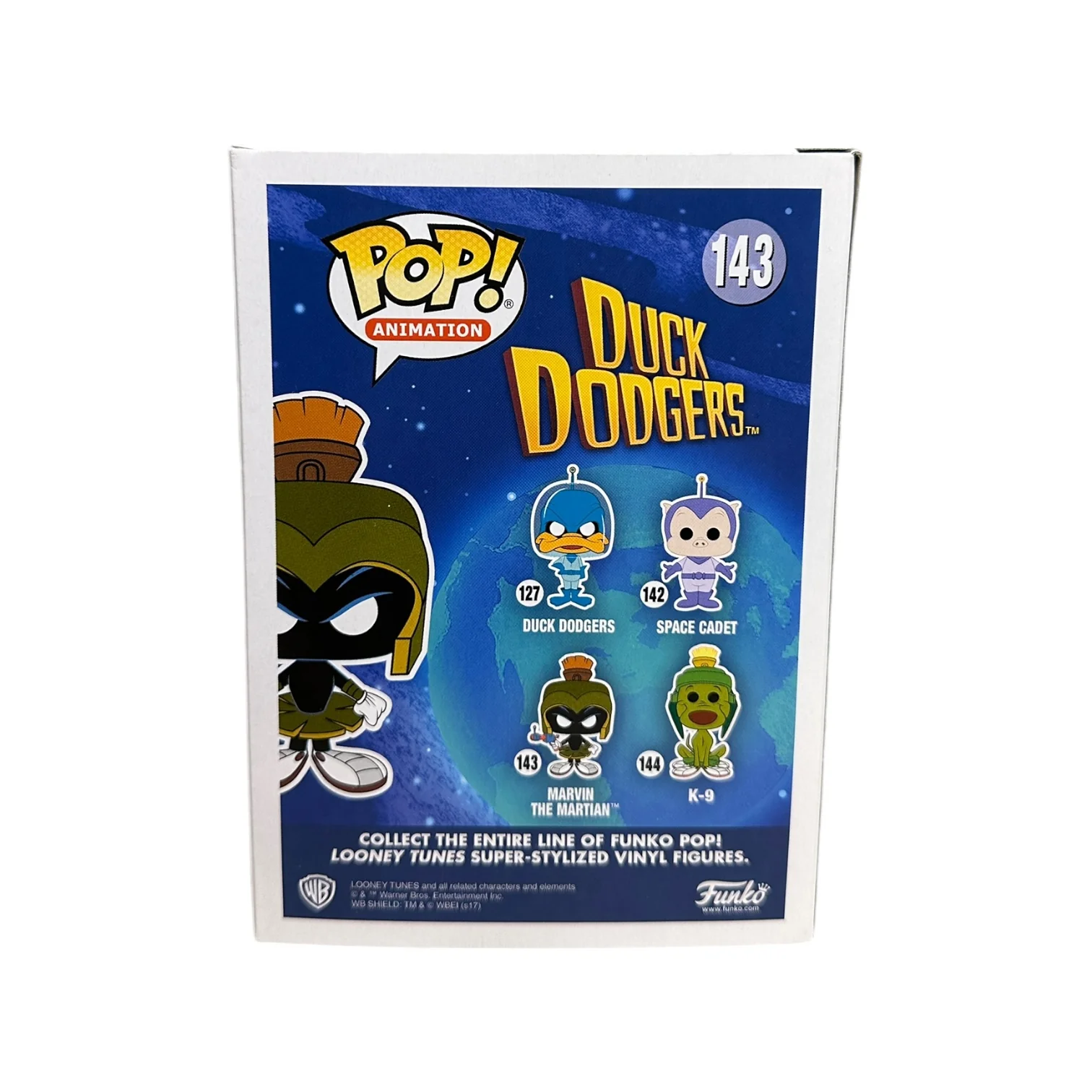 Marvin The Martian #143 (Neon Lime) Funko Pop! - Duck Dodgers - SDCC 2017 Saturday Morning Cartoons Exclusive LE1000 Pcs - Condition 9/10 - Image 3