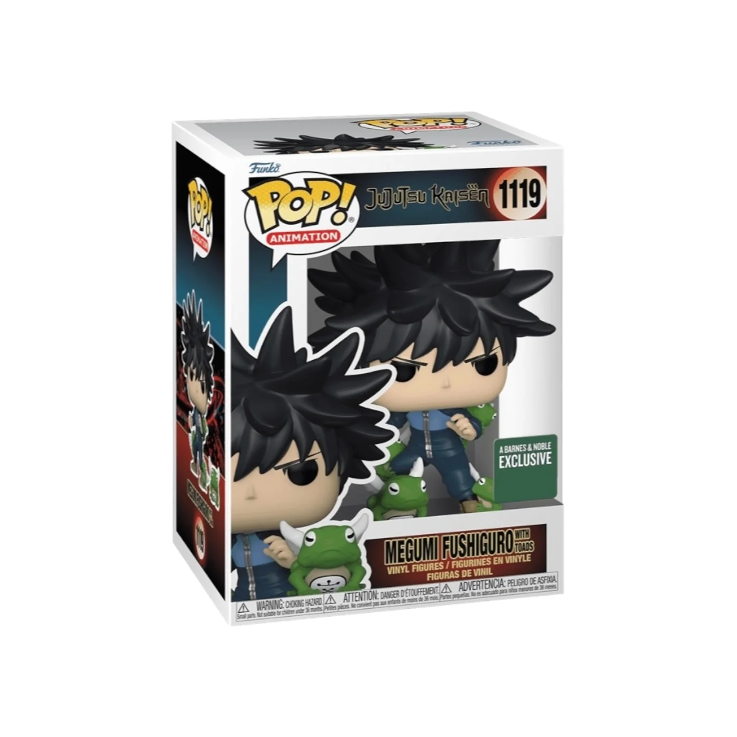 Megumi Fushiguro with Toads #1119 Funko Pop! - Jujutsu Kaisen - Barnes & Noble Exclusive