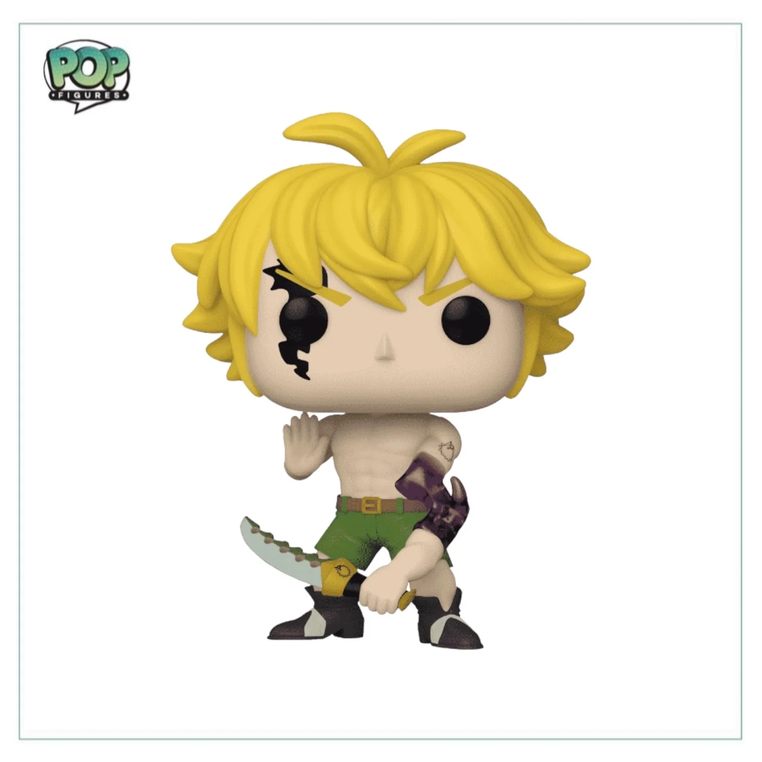 Meliodas #1344 (Demon Mode) Funko Pop! - The Seven Deadly Sins - PX Previews Exclusive - Image 2