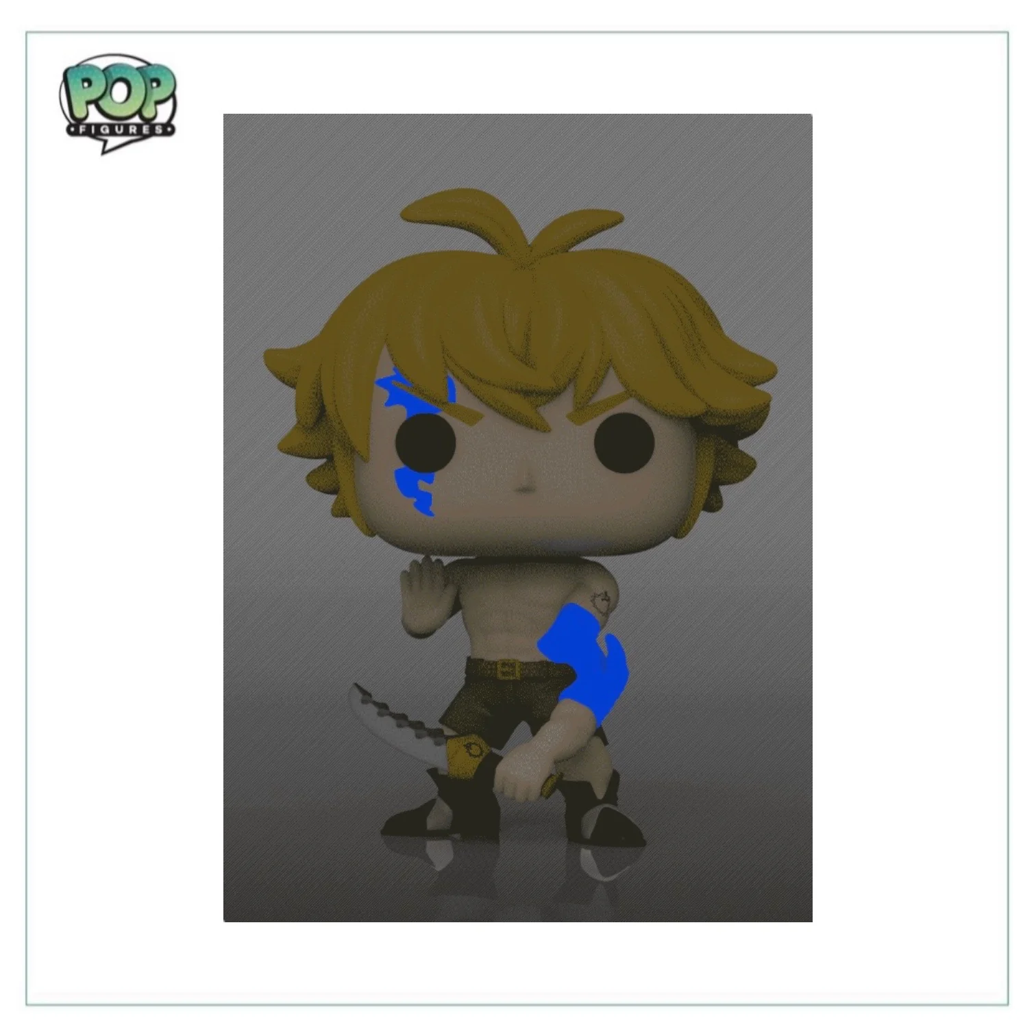 Meliodas #1344 (Demon Mode)(Glow Chase) Funko Pop! - The Seven Deadly Sins - PX Previews Exclusive - Image 2