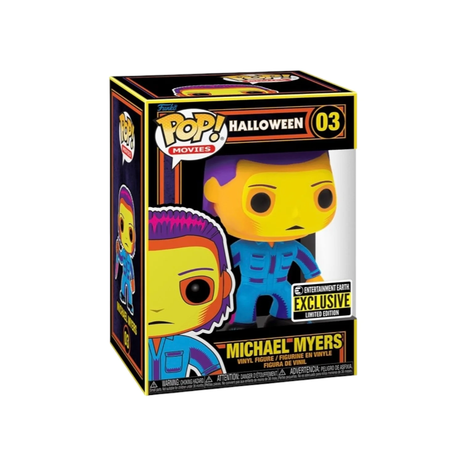Michael Myers #03 (Blacklight) Funko Pop! - Halloween - Entertainment Earth Exclusive